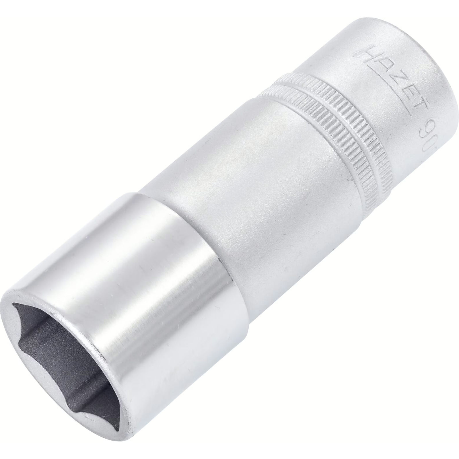 Douille carré creux 1/2 pouce 24 mm profil traction 6 pans avec moletage HAZET - 900LG-24