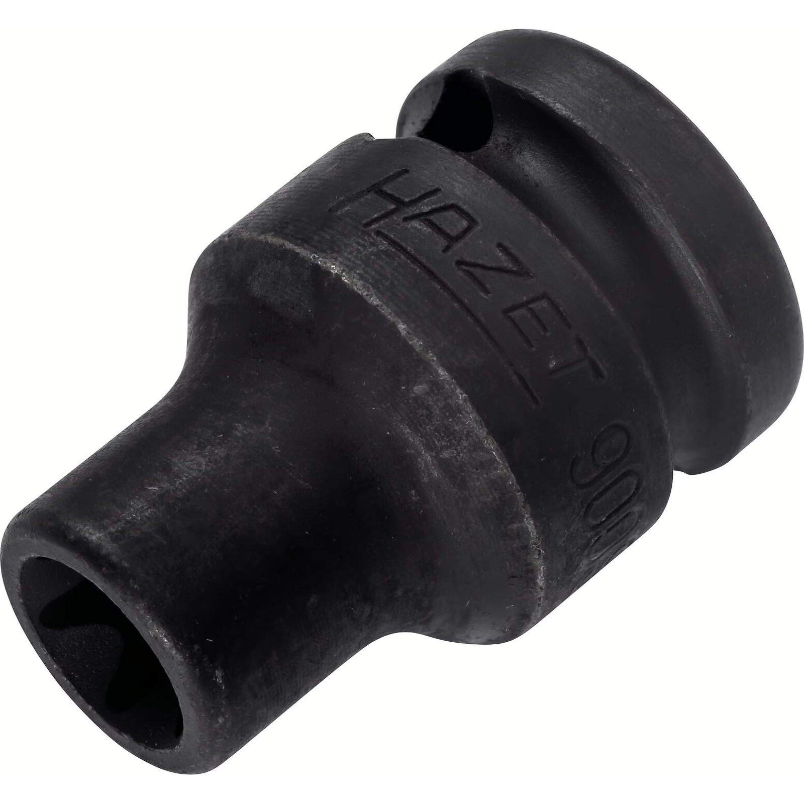 Douille à chocs carré creux 1/2 pouce profil TORX extérieur taille E12 avec alésage sécurité HAZET - 900S-E12