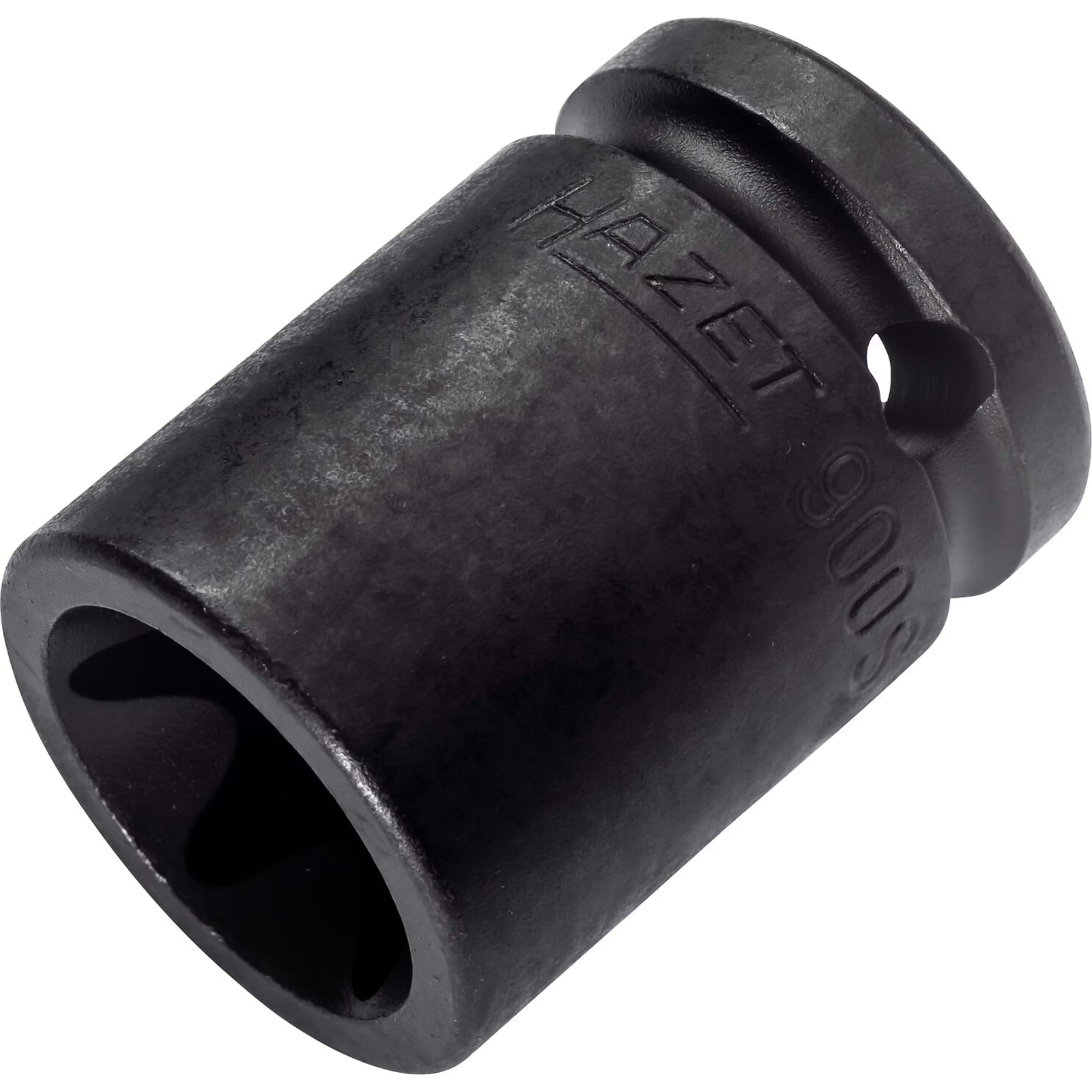 Douille à chocs carré creux 1/2 pouce 12,5 mm profil TORX extérieur taille E24 avec alésage sécurité HAZET - 900S-E24