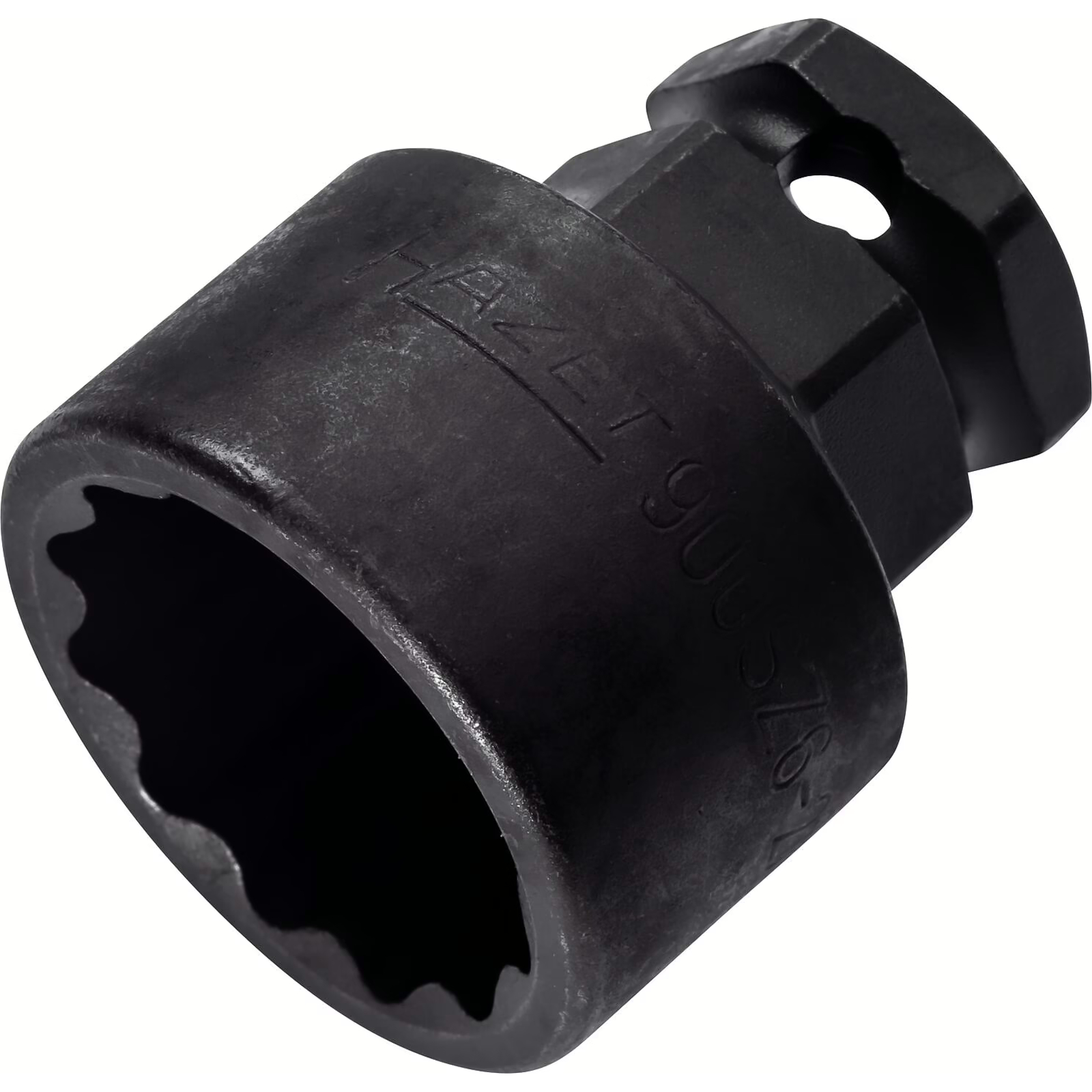 Douille à chocs carré creux 1/2 pouce 6 pans extérieurs 24 mm profil traction 27 mm pour machines HAZET - 900SZ6-27