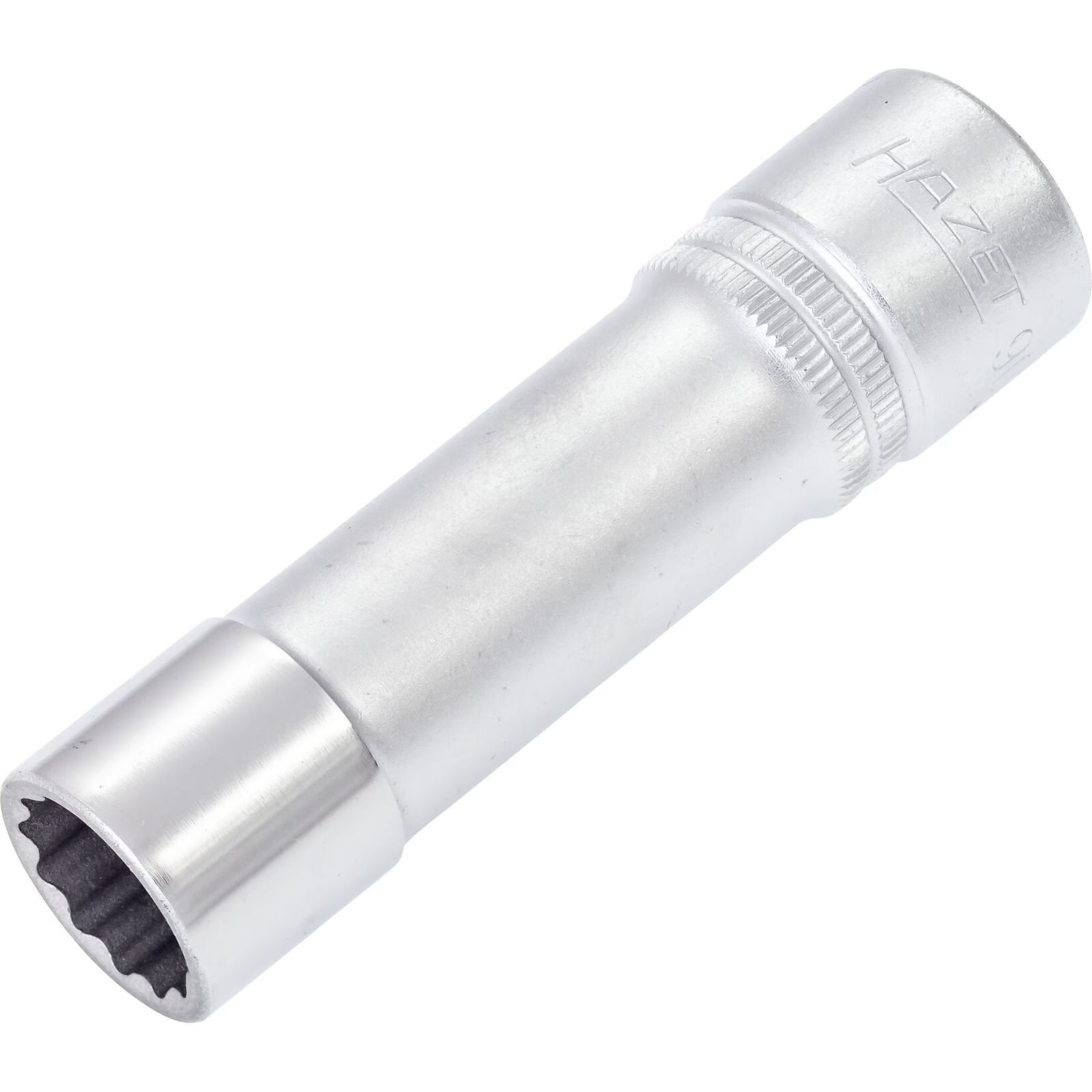 Douille carré creux 1/2 pouce 15 mm profil traction 12 pans avec moletage HAZET - 900TZ-15