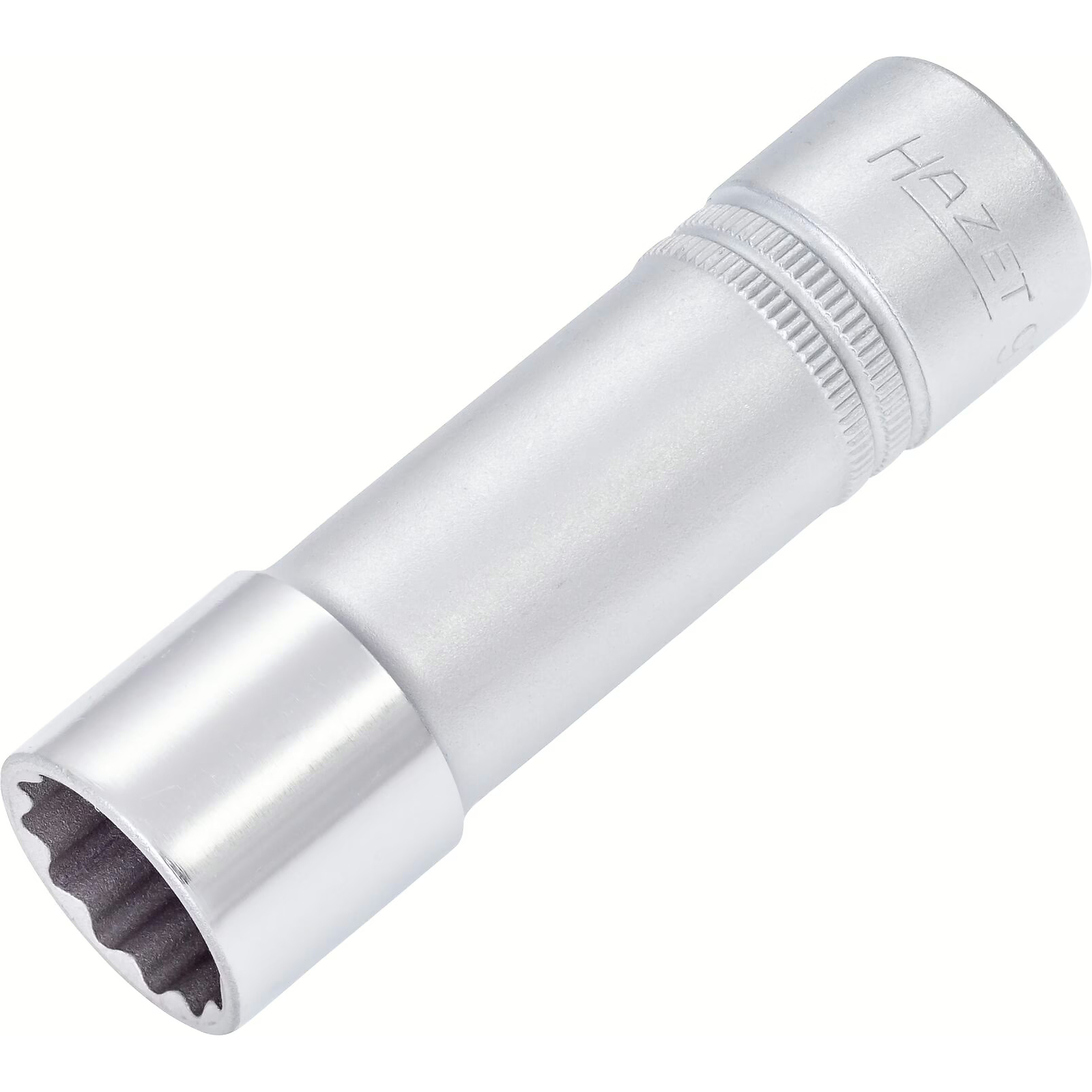 Douille 18 mm carré creux 1/2 pouce 12 pans moleté HAZET - 900TZ-18