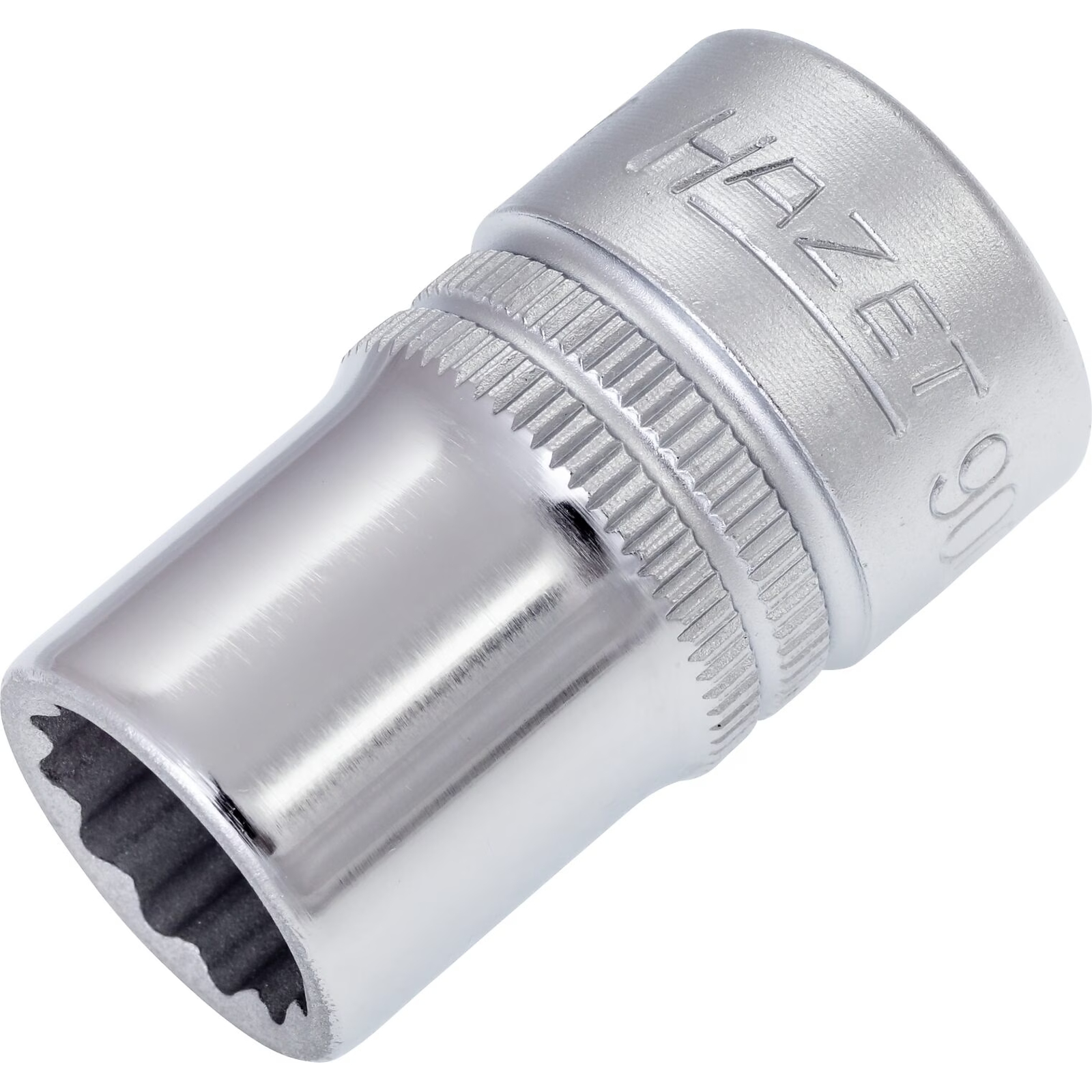 Douille 13 mm carré creux 1/2 pouce 12 pans moleté utilisation manuelle HAZET - 900Z-13