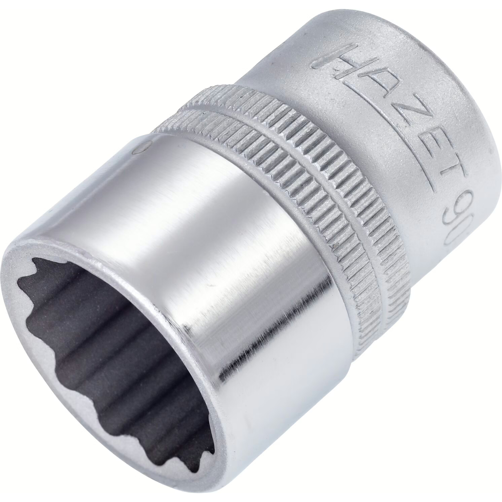 Douille 20 mm carré creux 1/2 pouce 12 pans avec moletage HAZET - 900Z-20
