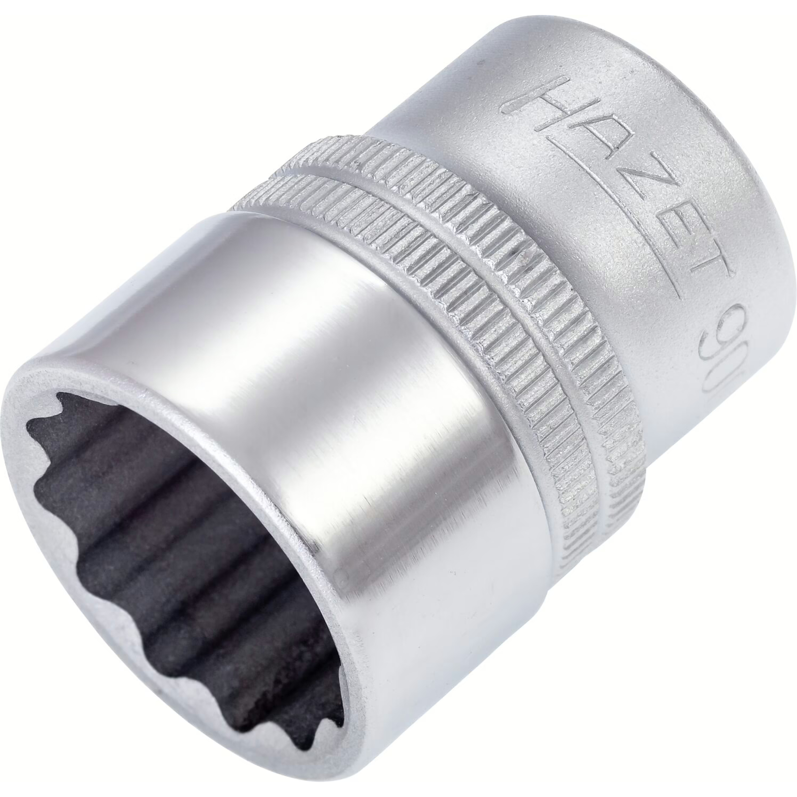 Douille carré creux 1/2 pouce 21 mm profil 12 pans avec moletage HAZET - 900Z-21