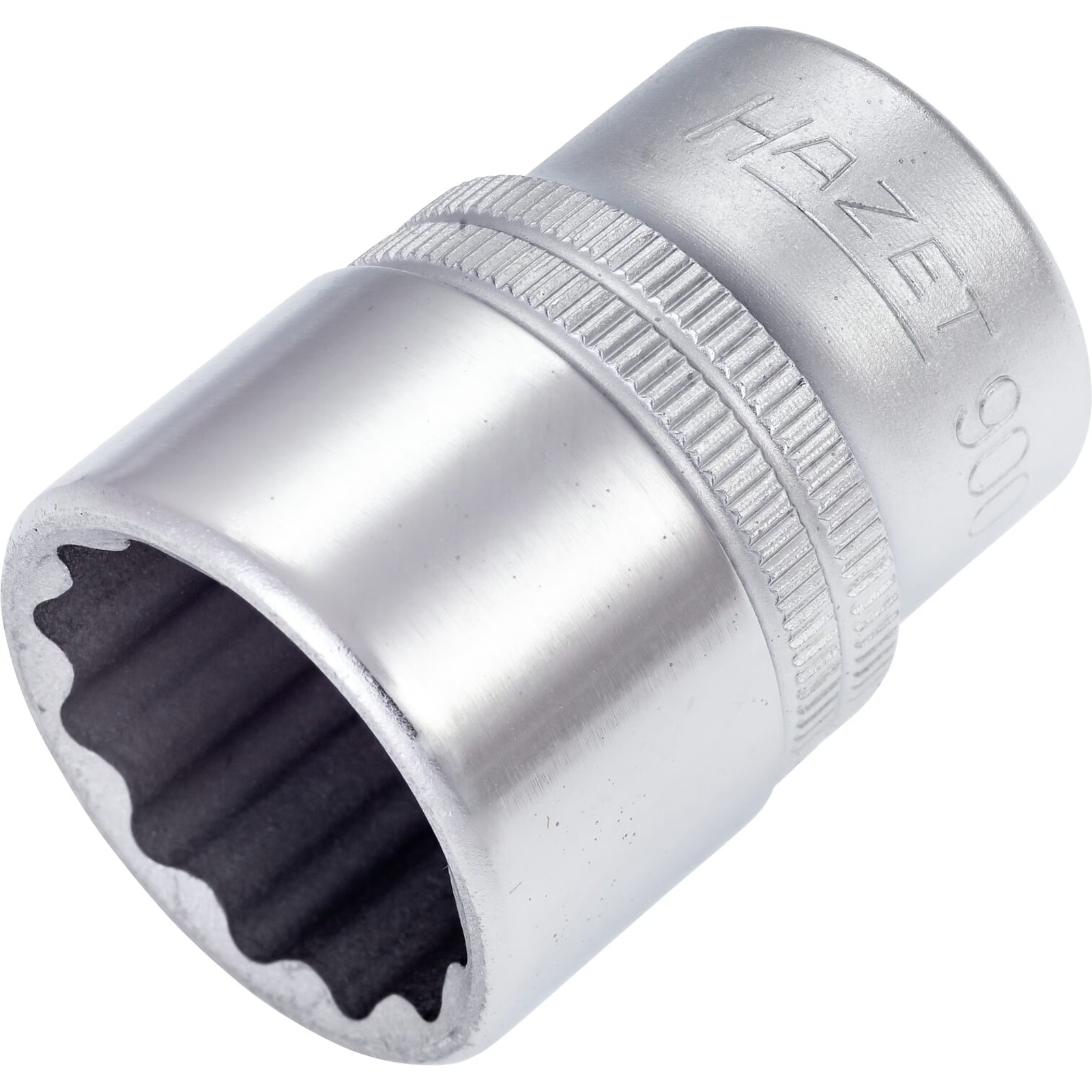 Douille carré creux 1/2 pouce 22 mm profil traction 12 pans avec moletage HAZET - 900Z-22