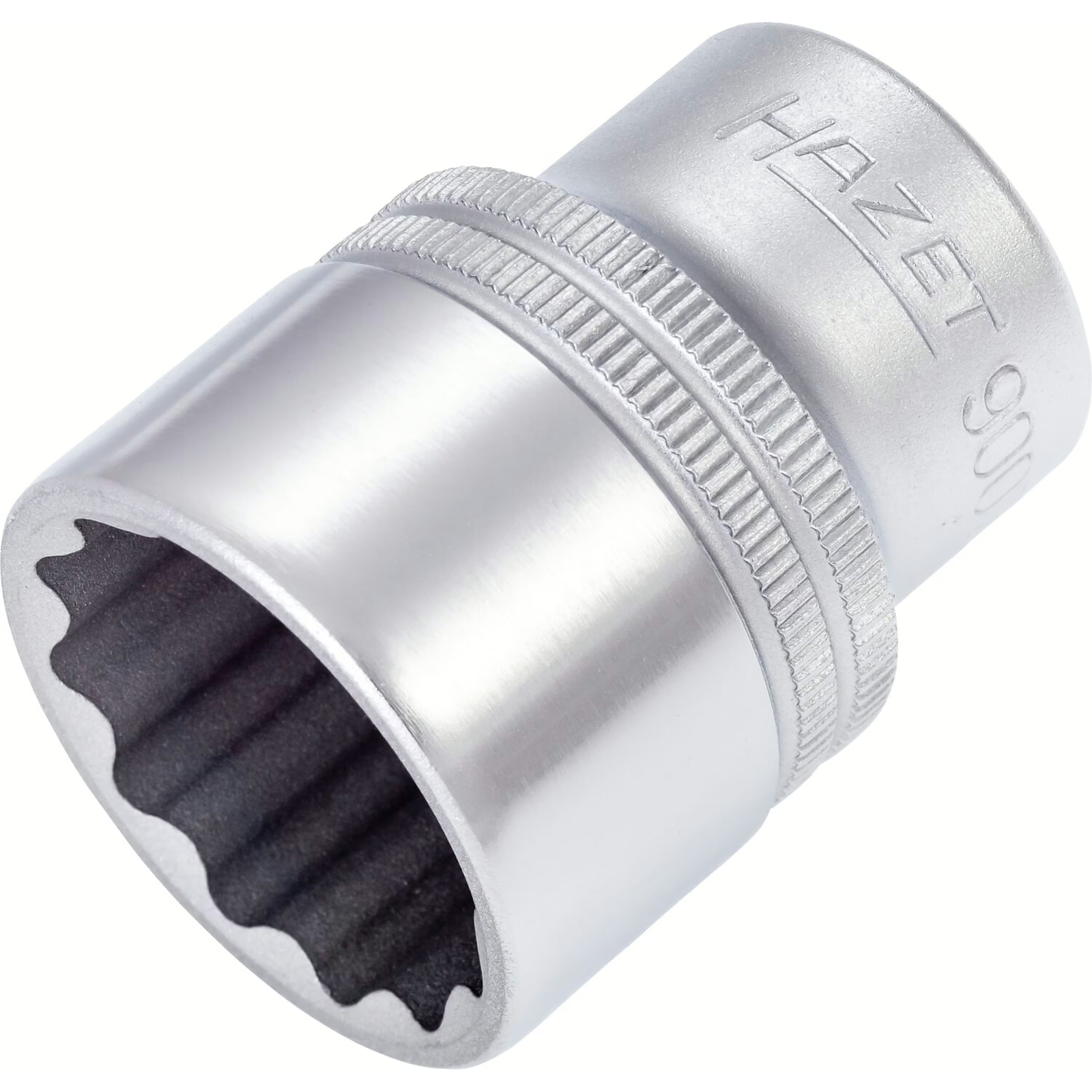 Douille 25 mm carré creux 1/2 pouce 12 pans moleté HAZET - 900Z-25