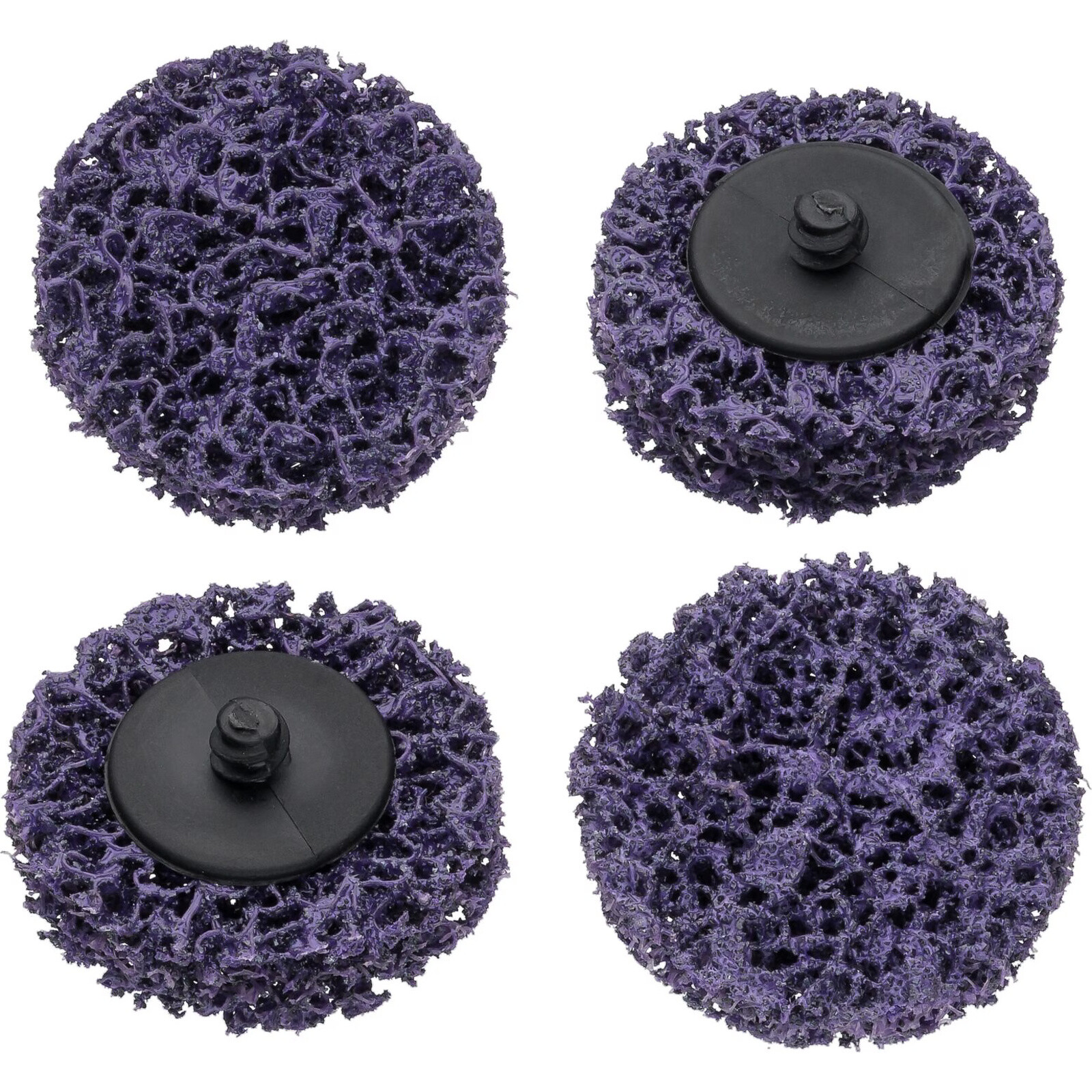 Jeu de disques abrasifs 4 pièces Ø 50,8 mm système Roloc variante dure HAZET - 9033-11-020/4