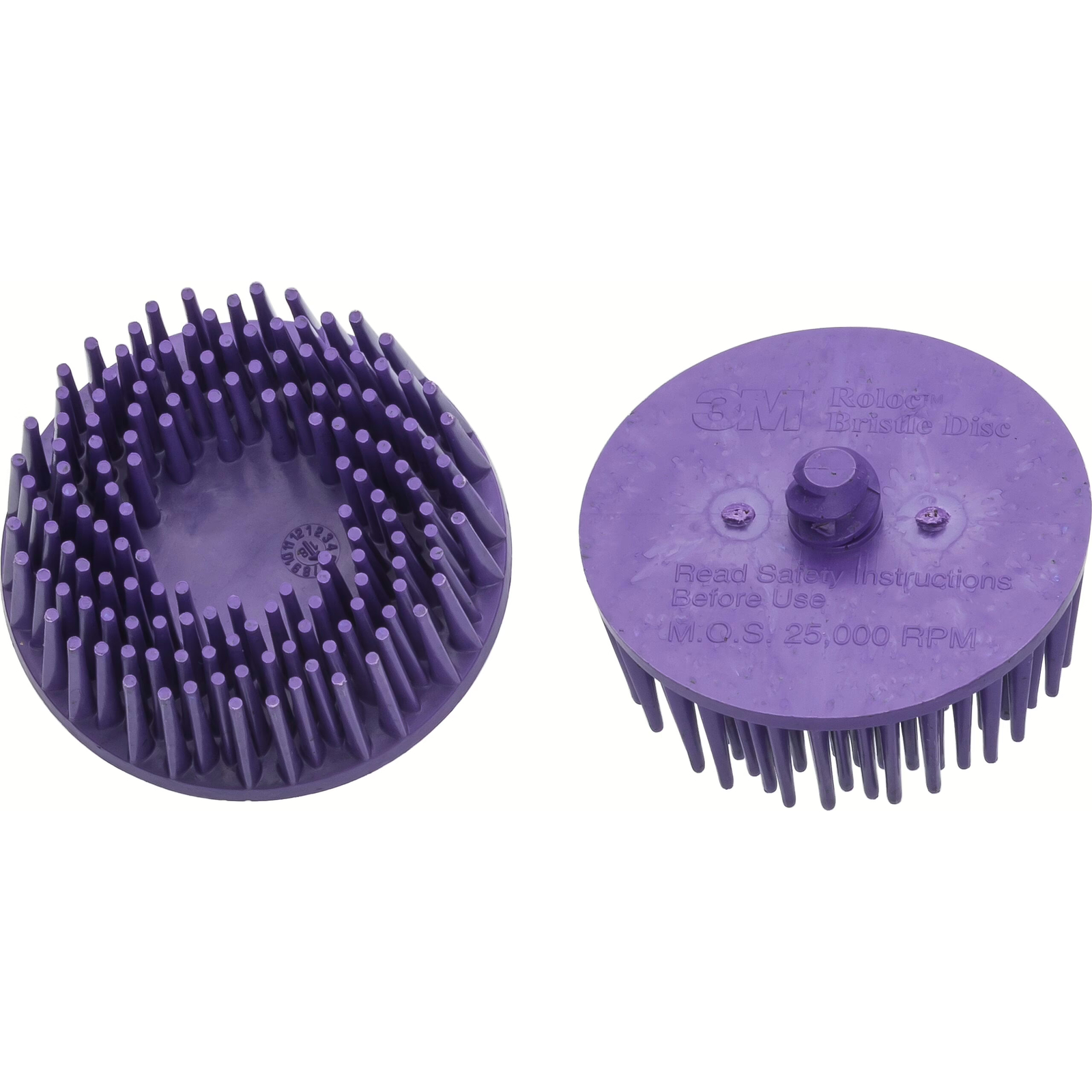 Jeu de brosses à poncer violettes 2 pièces système Roloc HAZET - 9033-11-036/2