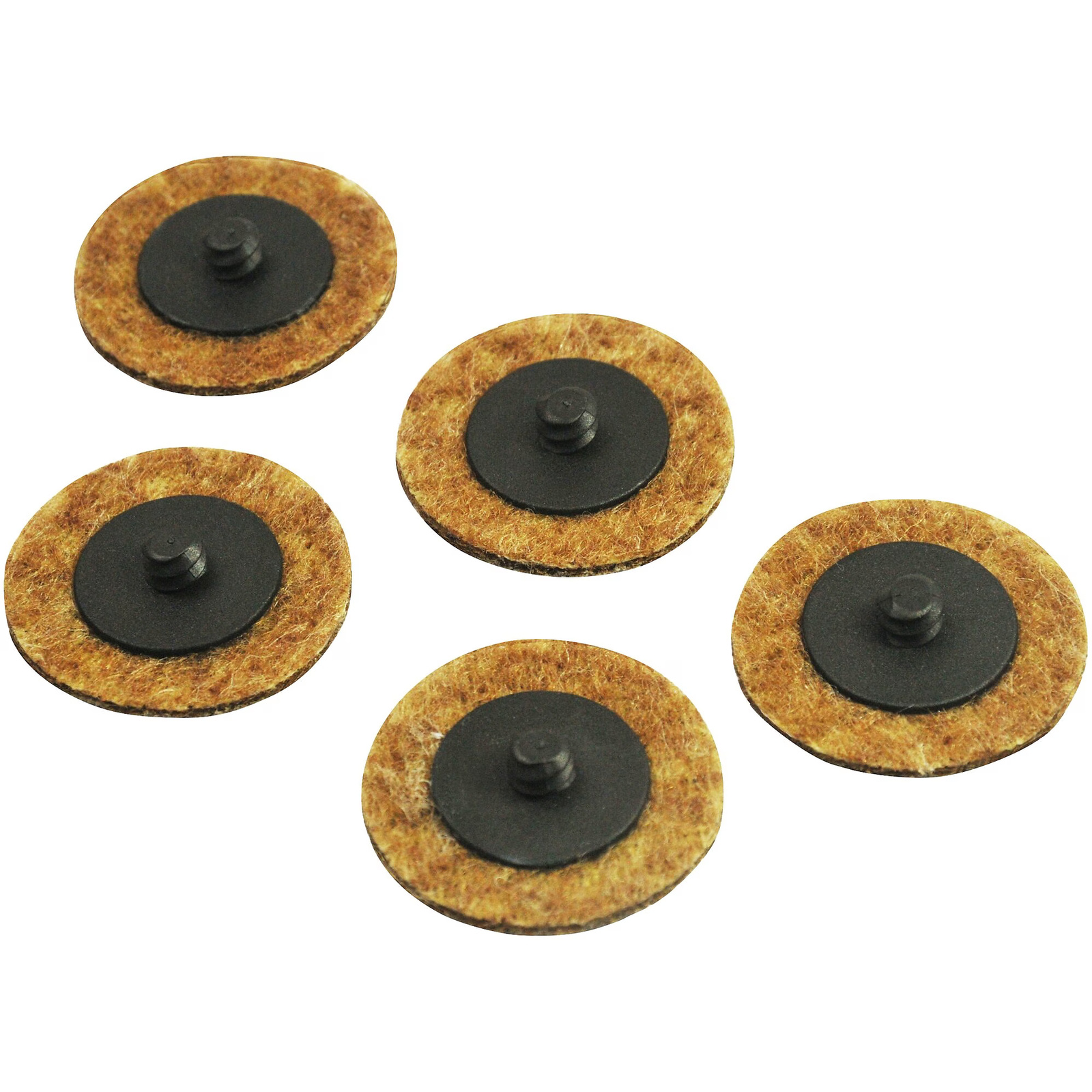 Papier abrasif rouge Ø 50 mm grain 80 5 pièces avec adaptateur Roloc HAZET - 9033-11-080/5