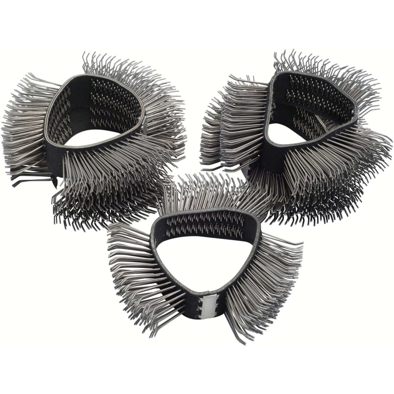 Bande de brossage 23 mm crins recourbés trempés 5 pièces avec adaptateur nécessaire HAZET - 9033-6-02/5