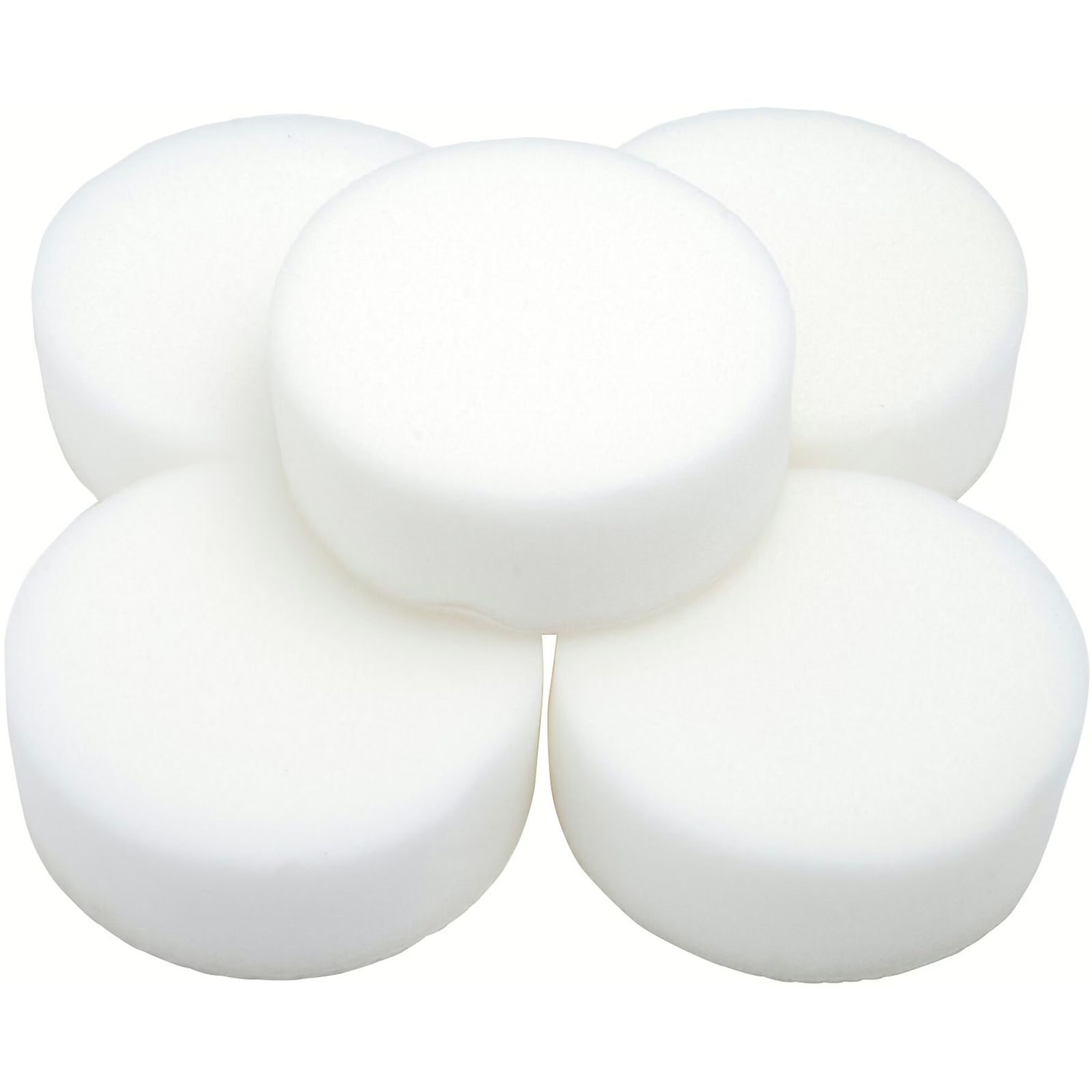 Éponges de polissage blanches souples 5 pièces deuxième étape HAZET - 9033-9-03/5