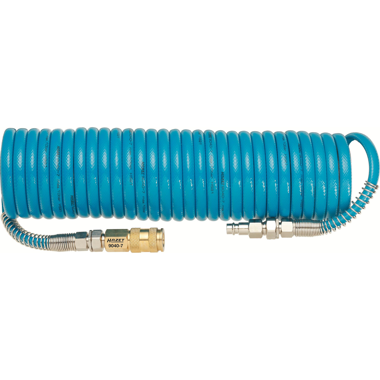 Tuyau en spirale polyuréthane 7,62 m Ø 6,35 mm avec raccord 7,2 mm HAZET - 9040-7