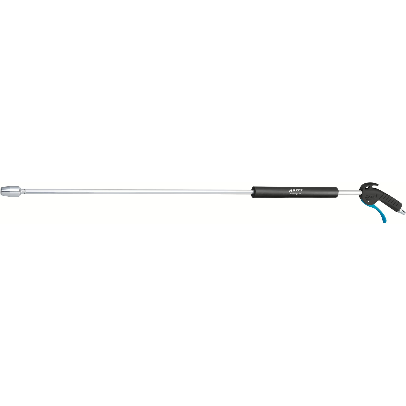 Pistolet de soufflage long 2 pièces avec buse Venturi et jet latéral 90° isolation froide HAZET - 9040LG-3/2