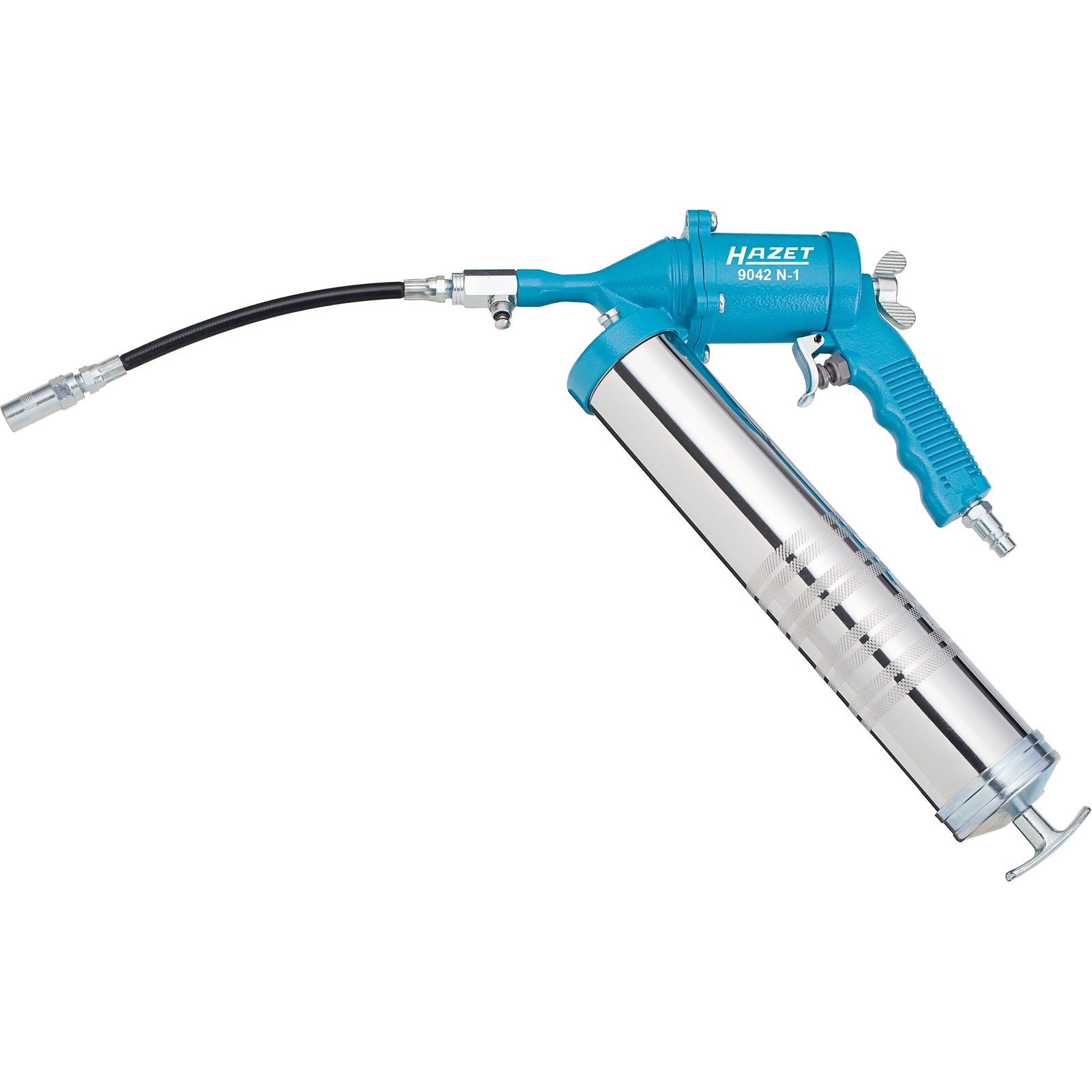 Presse à graisse 400 ml réglable 360° avec tuyau nylon HAZET - 9042N-1
