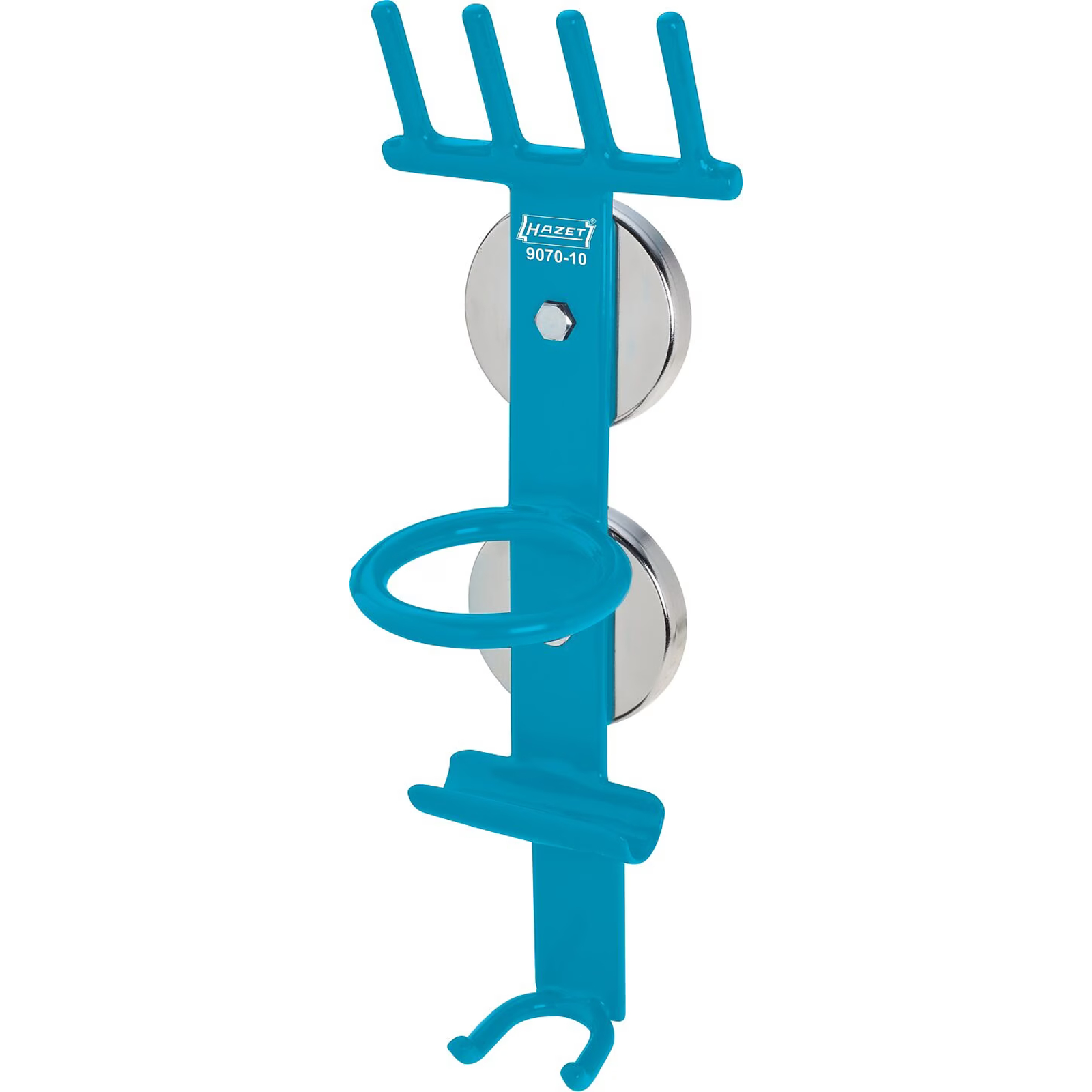 Support magnétique pour clé à chocs et 4 douilles force 10 kg HAZET - 9070-10