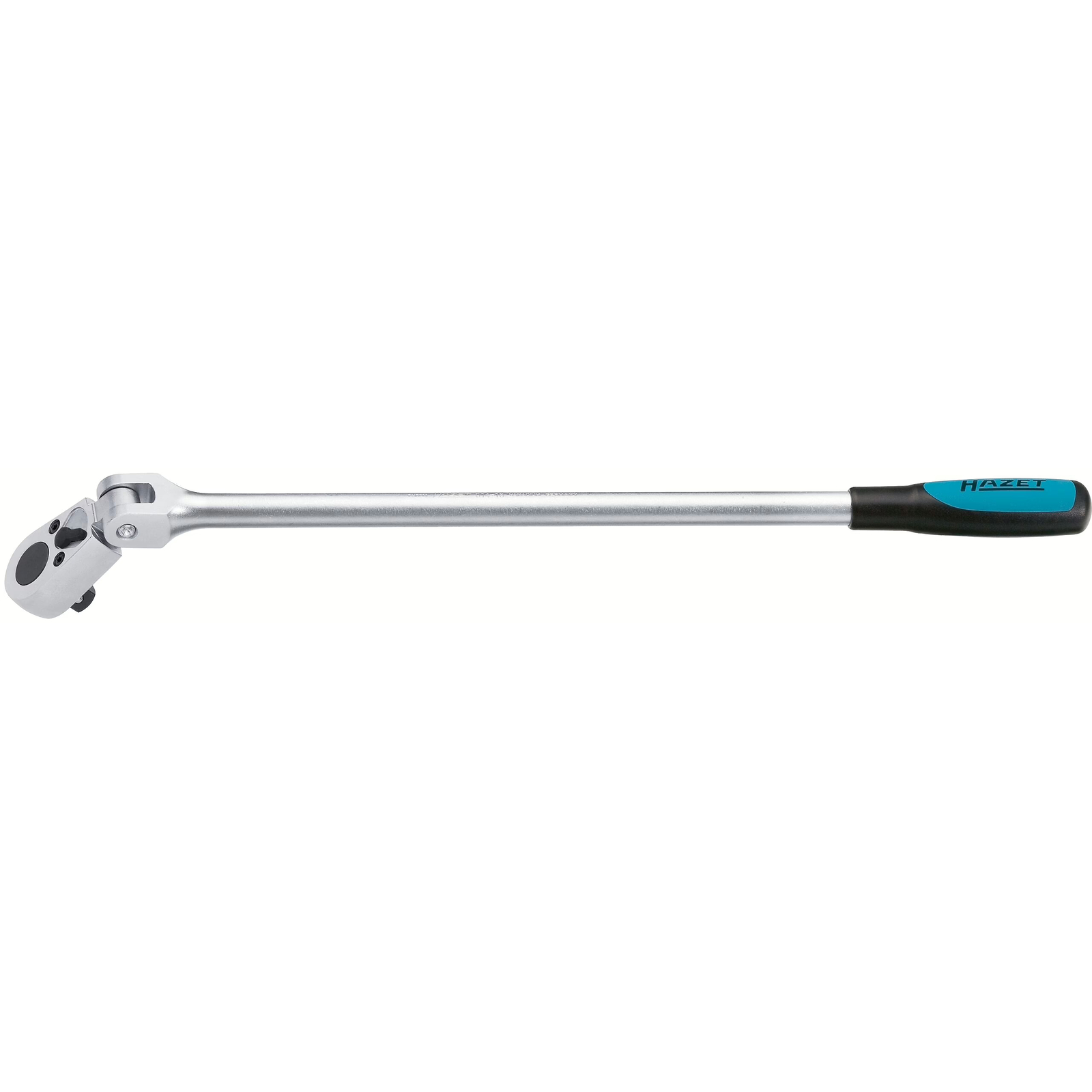 Cliquet réversible long à cardan carré massif 1/2 pouce 511 mm manche bimatière HAZET - 916GL