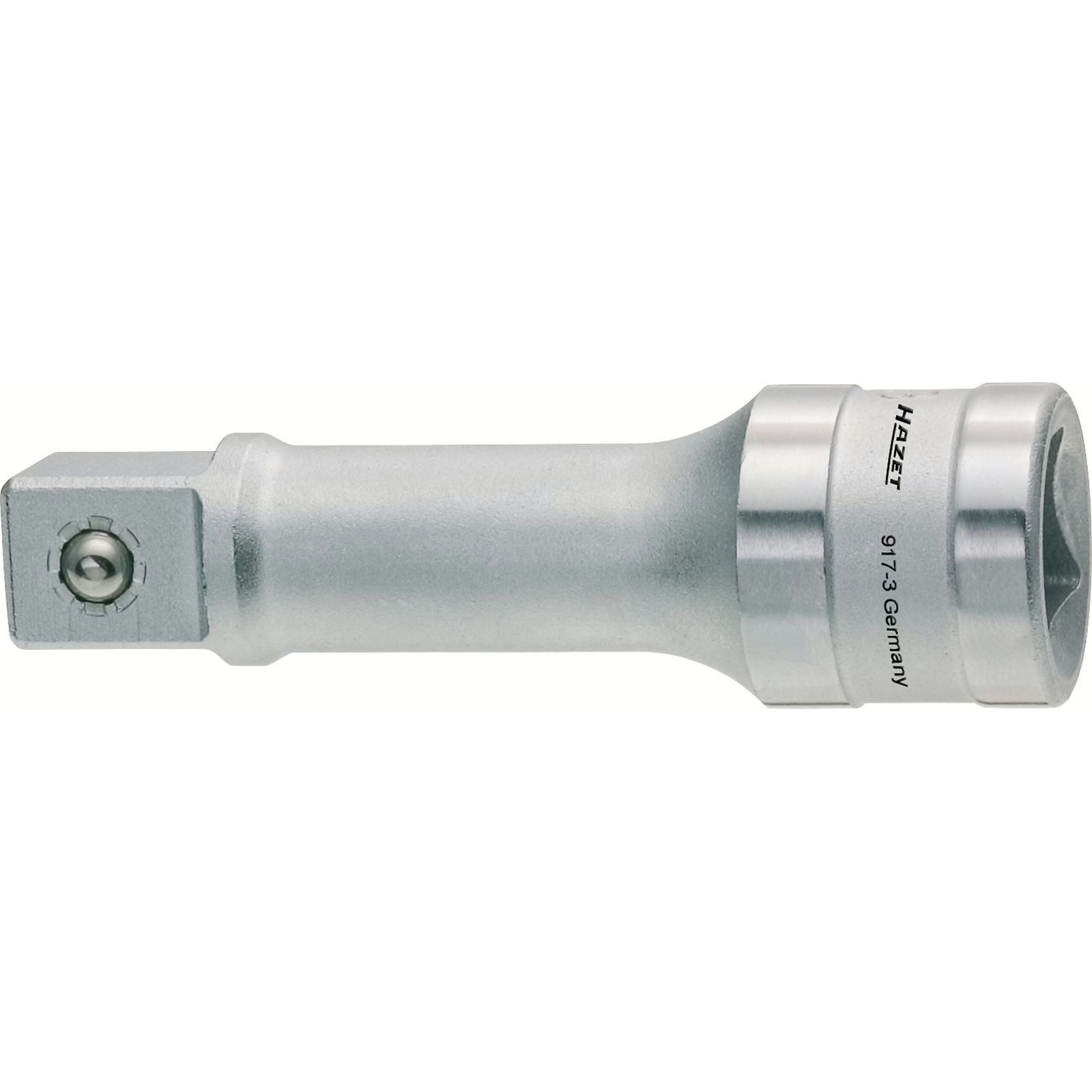 Rallonge 1/2 pouce 76 mm carré creux/carré massif avec bille de retenue HAZET - 917-3