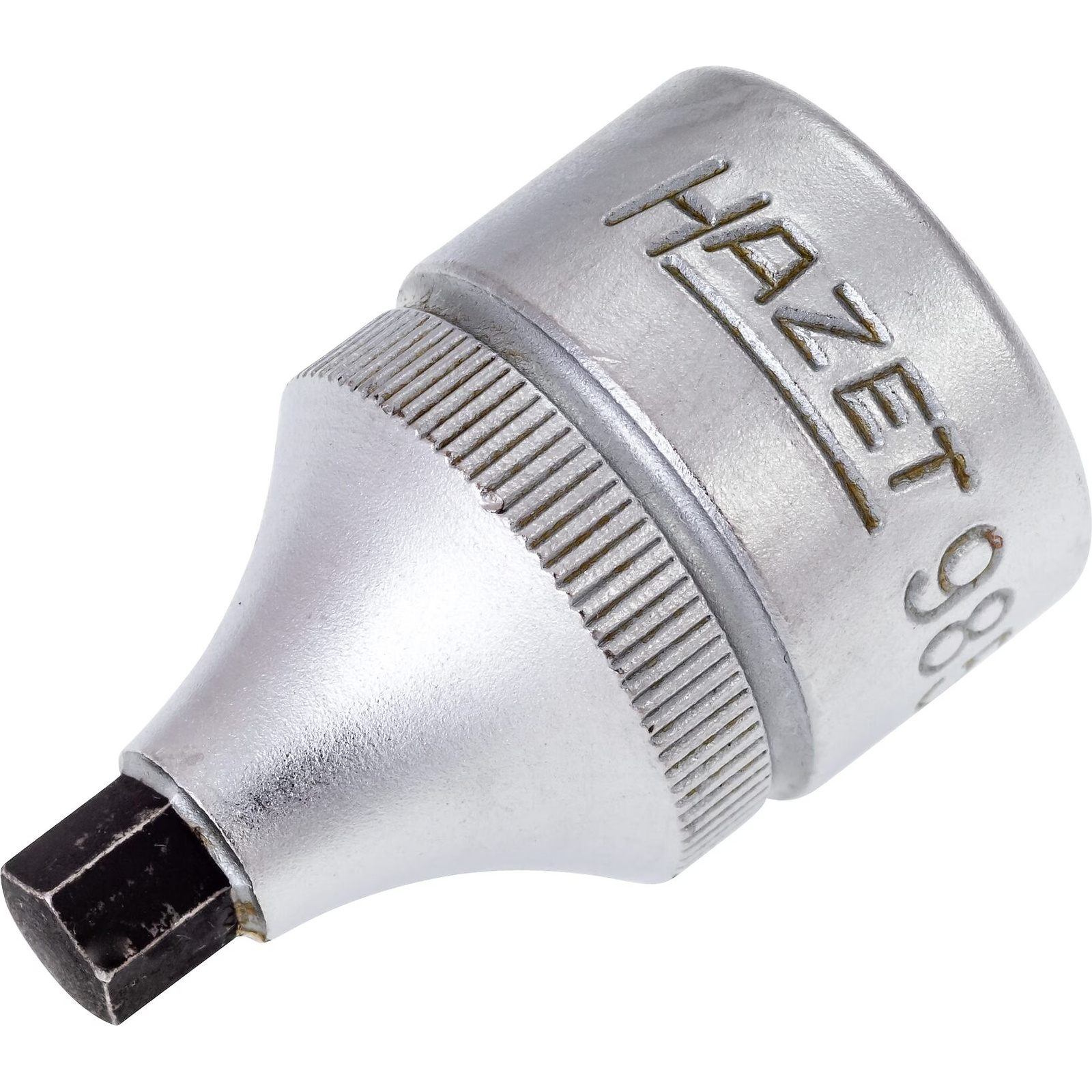Douille mâle carré creux 1/2 pouce 6 mm avec moletage utilisation manuelle HAZET - 985-6