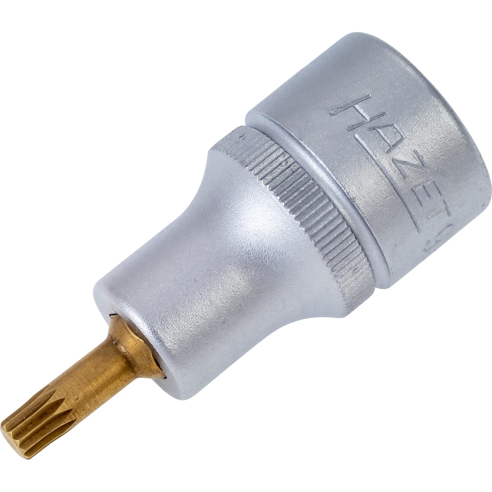 Douille mâle carré creux 1/2 pouce XZN M5 avec moletage 52 mm utilisation manuelle HAZET - 990-5