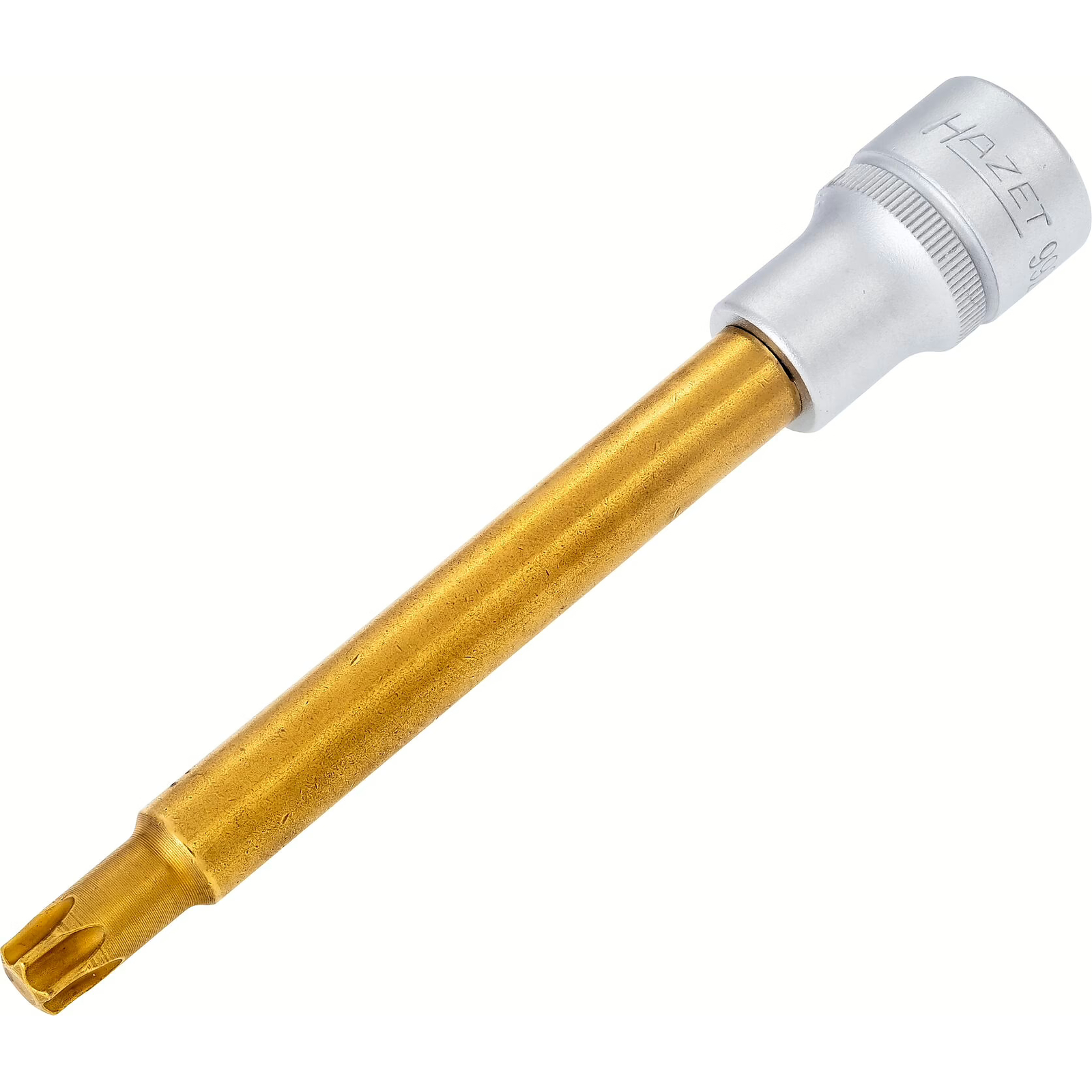Douille mâle carré creux 1/2 pouce 12,5 mm profil TORX T50 extra-longue sans batterie HAZET - 992SLG-T50