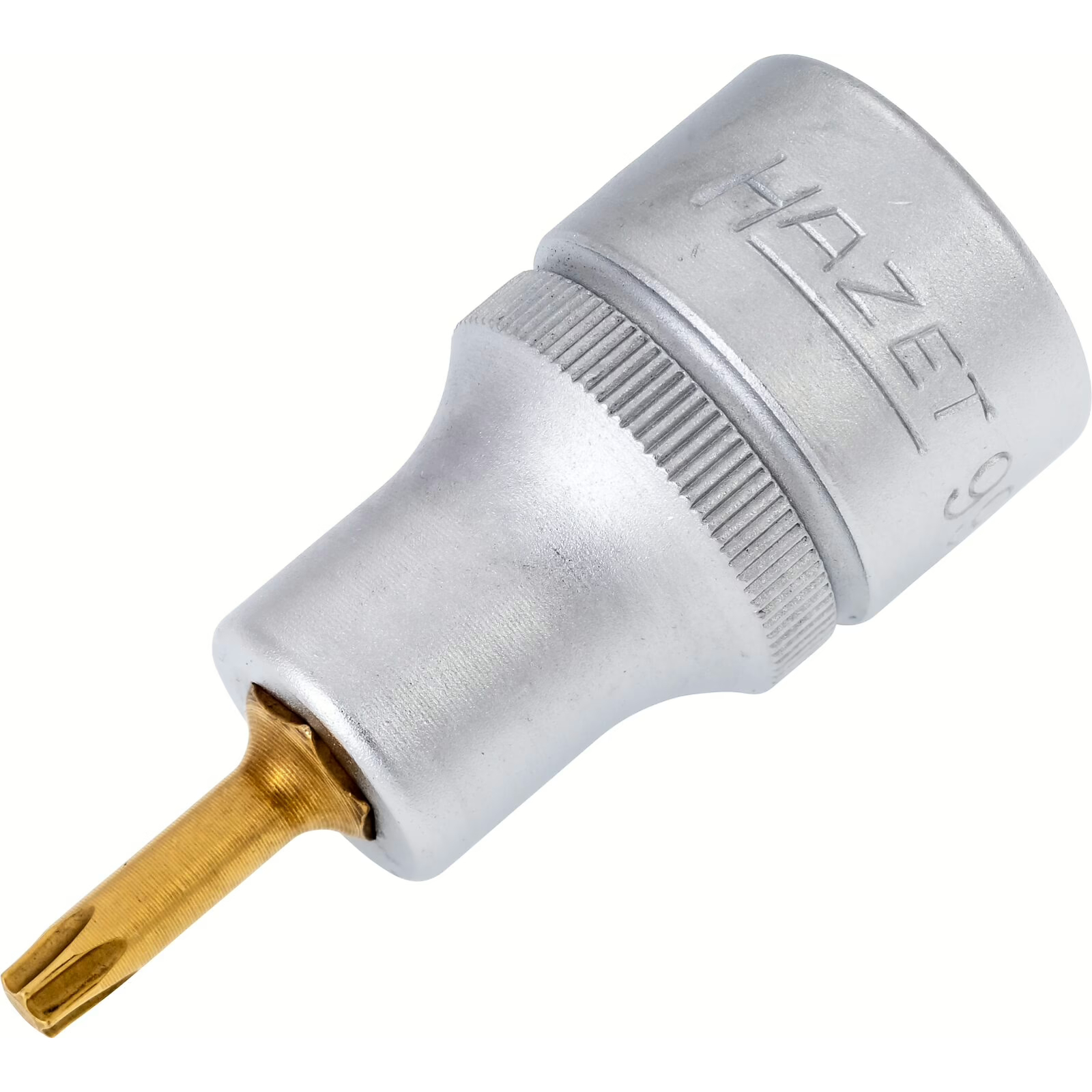 Douille mâle carré creux 1/2 pouce profil TORX intérieur T20 avec moletage 55 mm HAZET - 992-T20