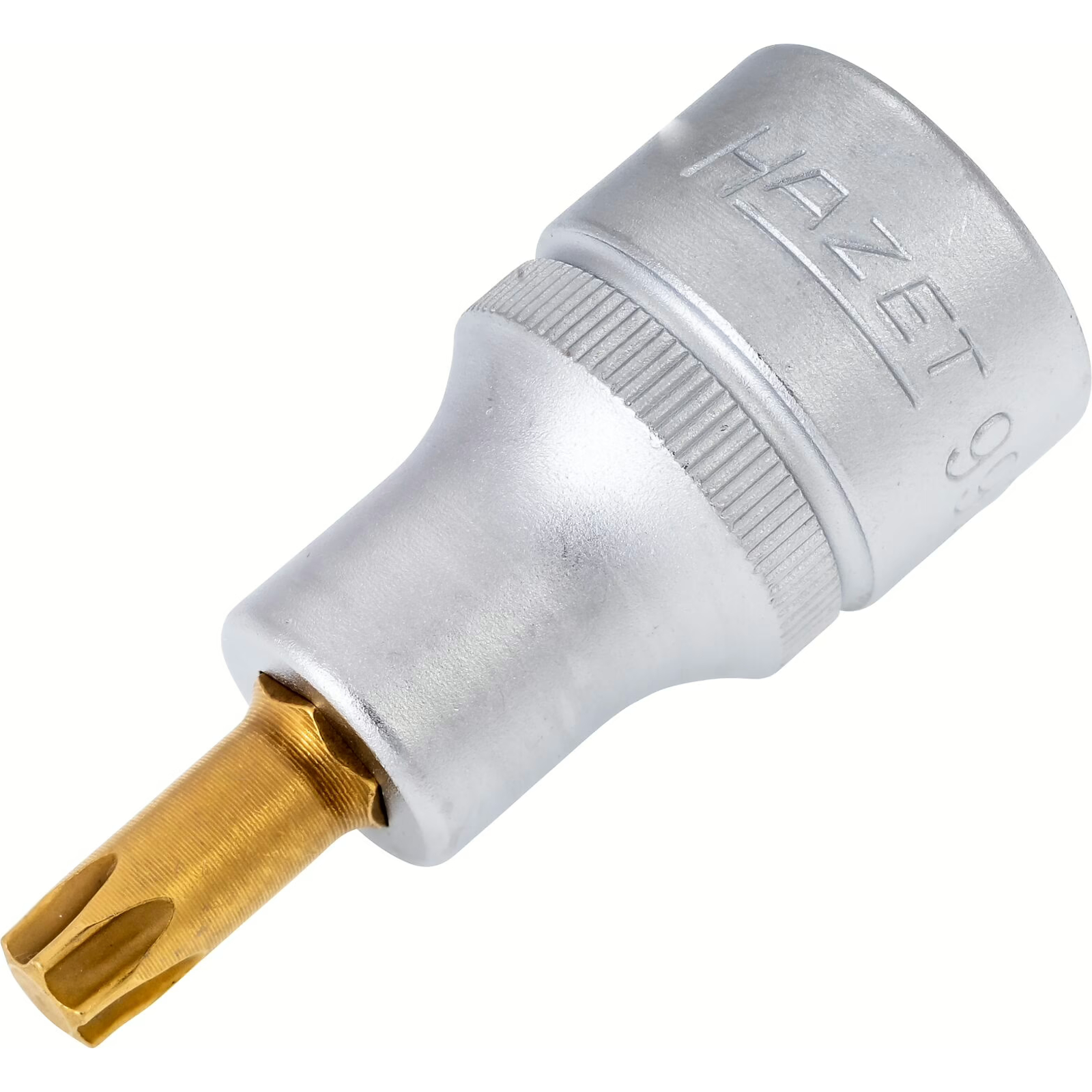 Douille mâle carré creux 1/2 pouce T40 profil TORX intérieur avec moletage HAZET - 992-T40