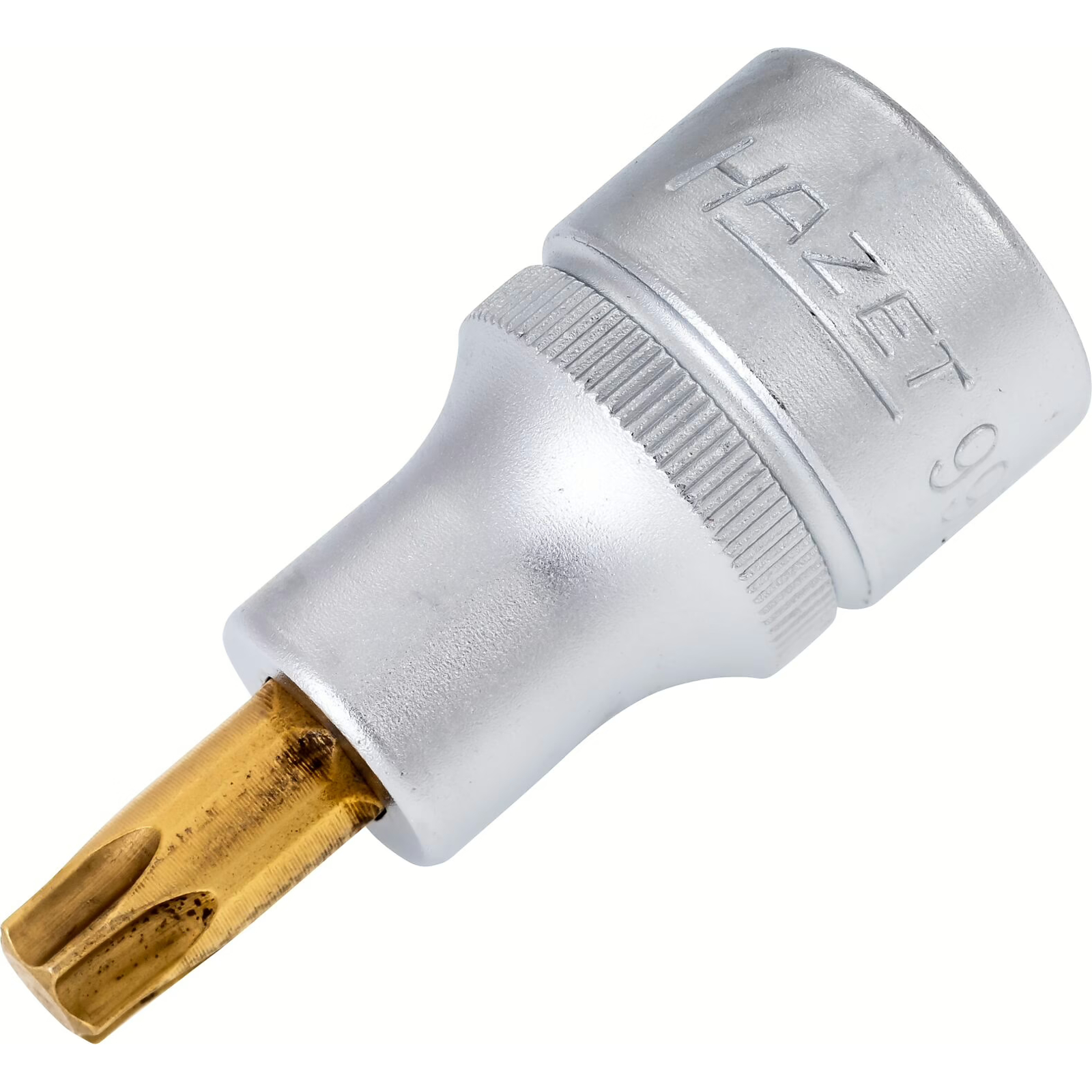 Douille mâle carré creux 1/2 pouce T45 profil TORX intérieur avec moletage HAZET - 992-T45