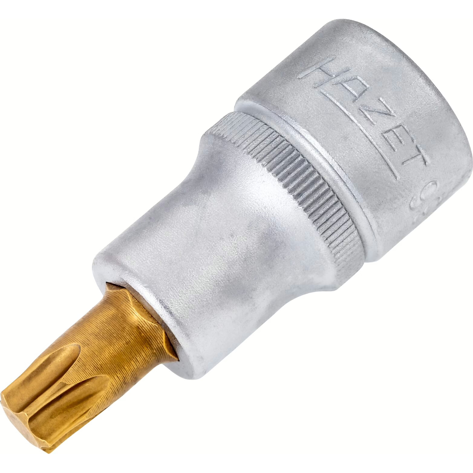 Douille mâle carré creux 1/2 pouce profil TORX T50 avec moletage 55 mm HAZET - 992-T50
