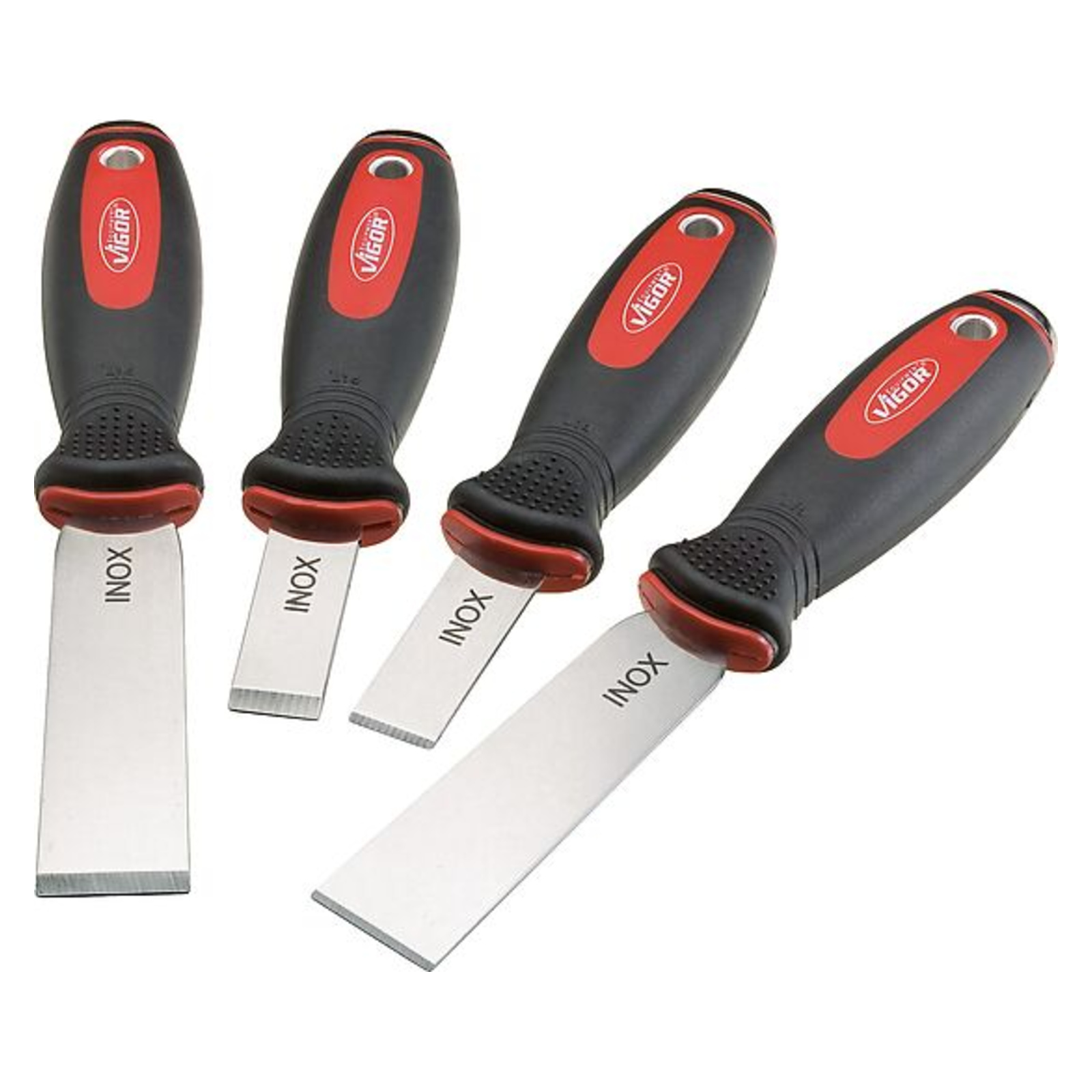 Jeu de grattoirs acier inoxydable  VIGOR - V1283