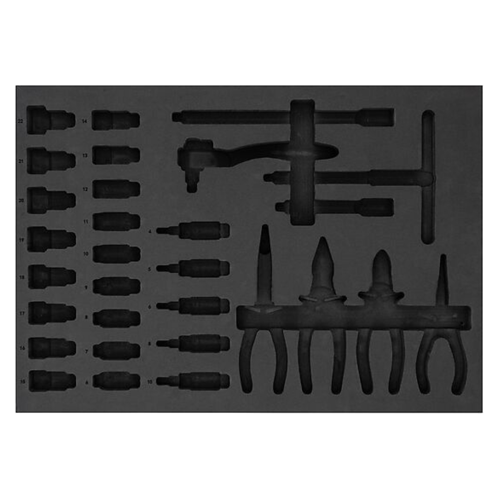 Garniture en mousse souple vide  VIGOR - V2024-L