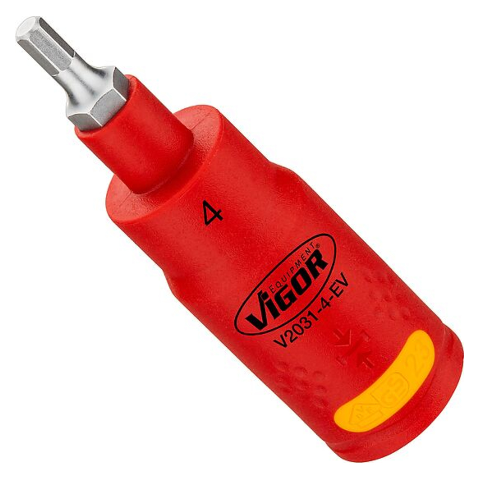Embout-tournevis (bit) pour véhicules électriques pour véhicules électriques 6 pans intérieurs 3⁄8″  VIGOR - V2031-4-EV