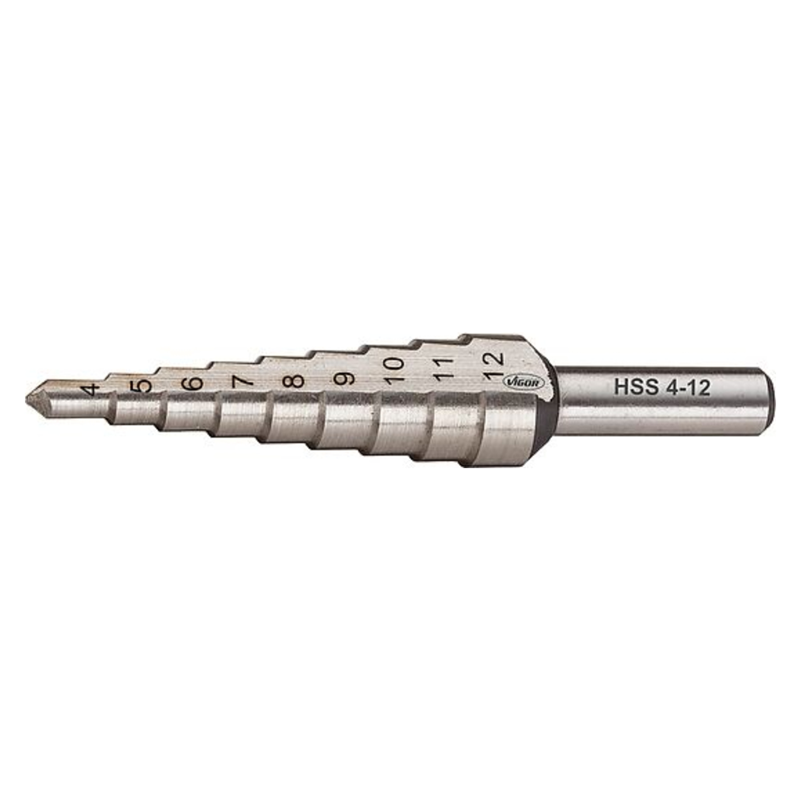 Foret étagé HSS 4 – 12 mm  VIGOR - V2394