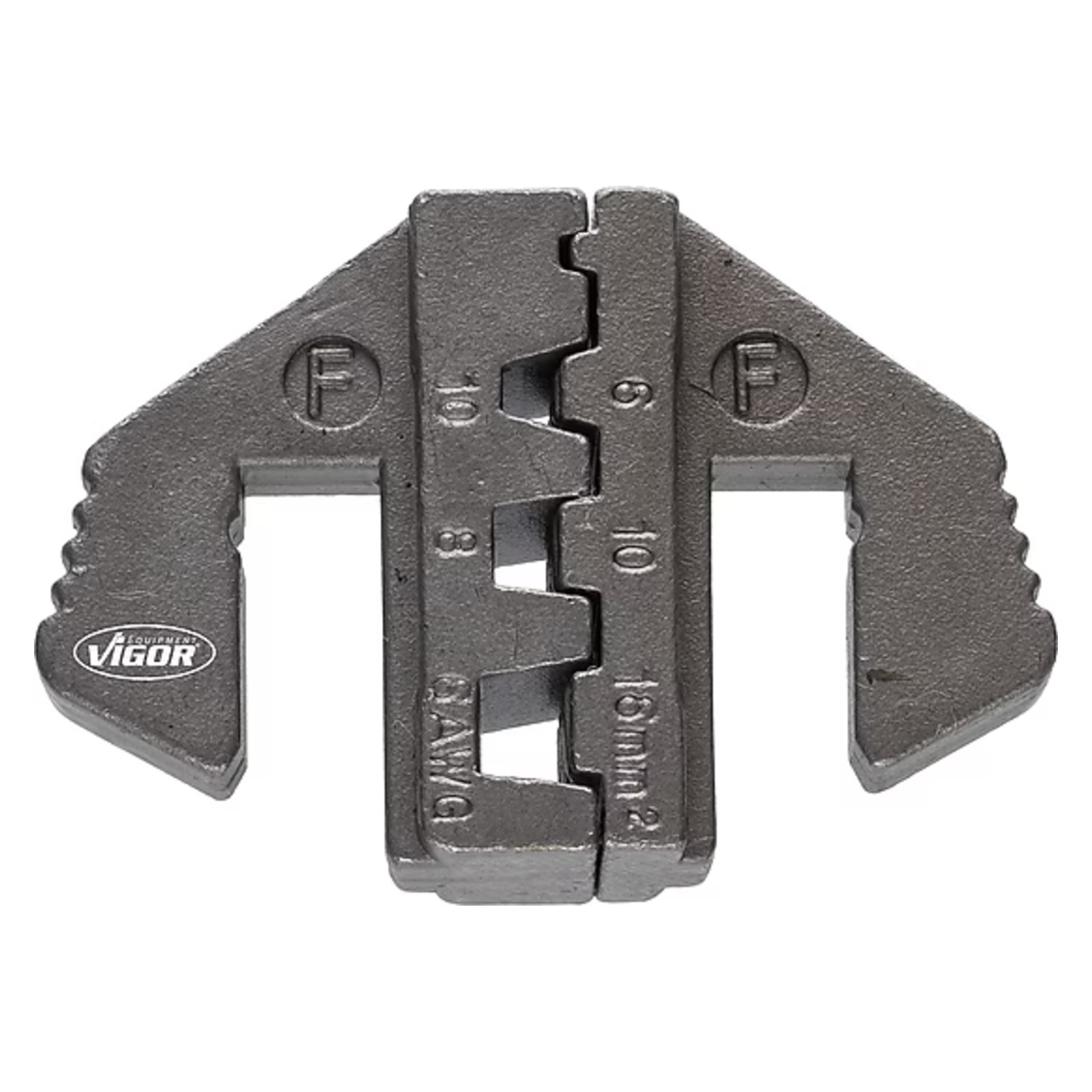 Mâchoire F : pour les embouts de câbles au-dessus de 6,0 mm2  VIGOR - V2499-F