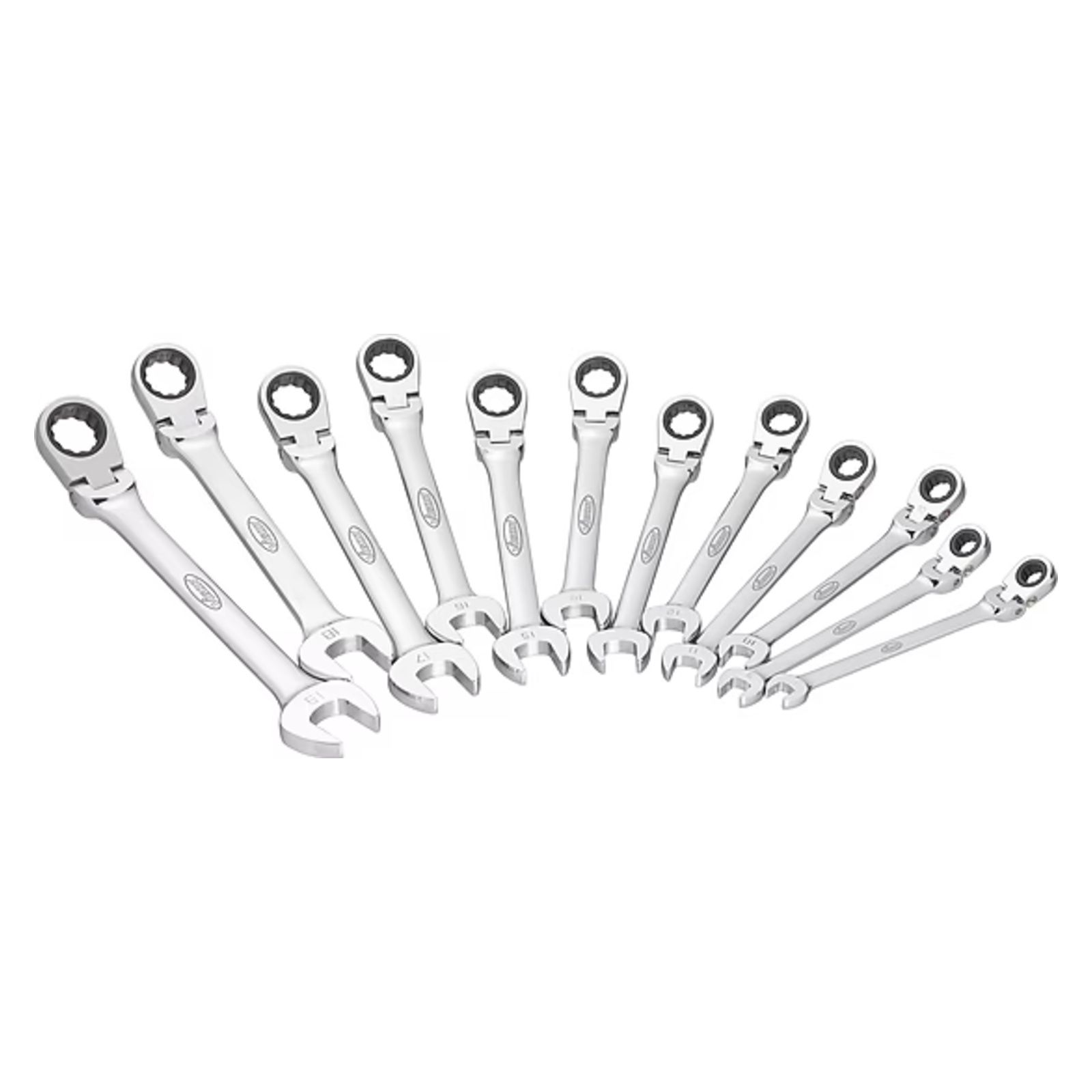 Jeu de clés mixtes à cliquet articulées  VIGOR - V2818
