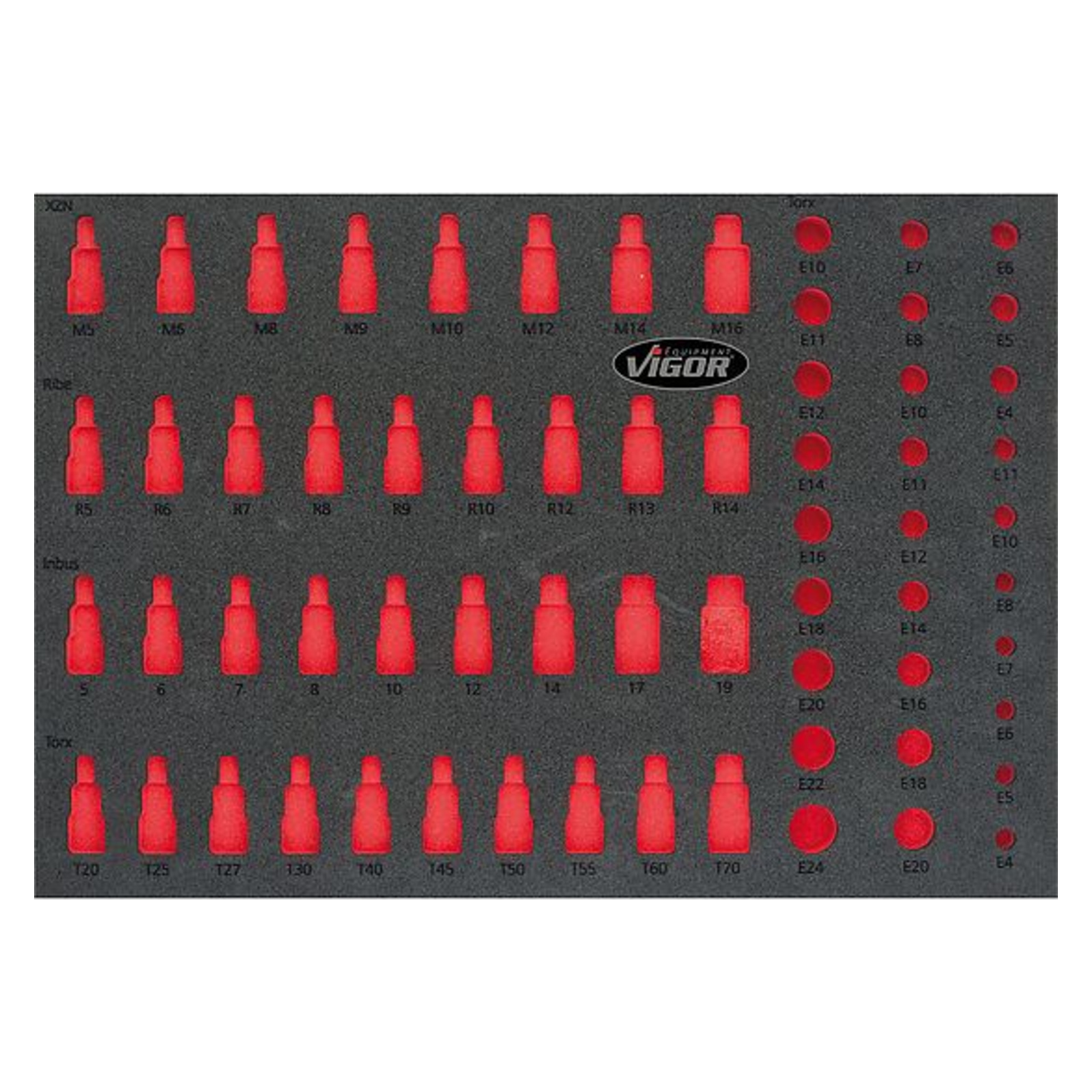 Garniture en mousse souple vide  VIGOR - V2838