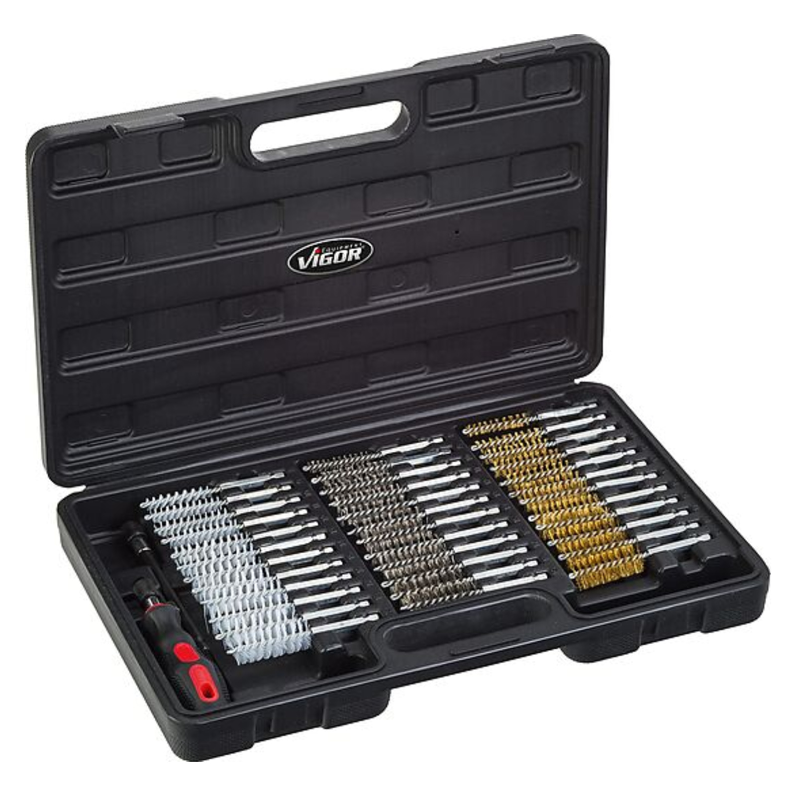 Jeu de brosses V4646 38 pièces  VIGOR - V4646