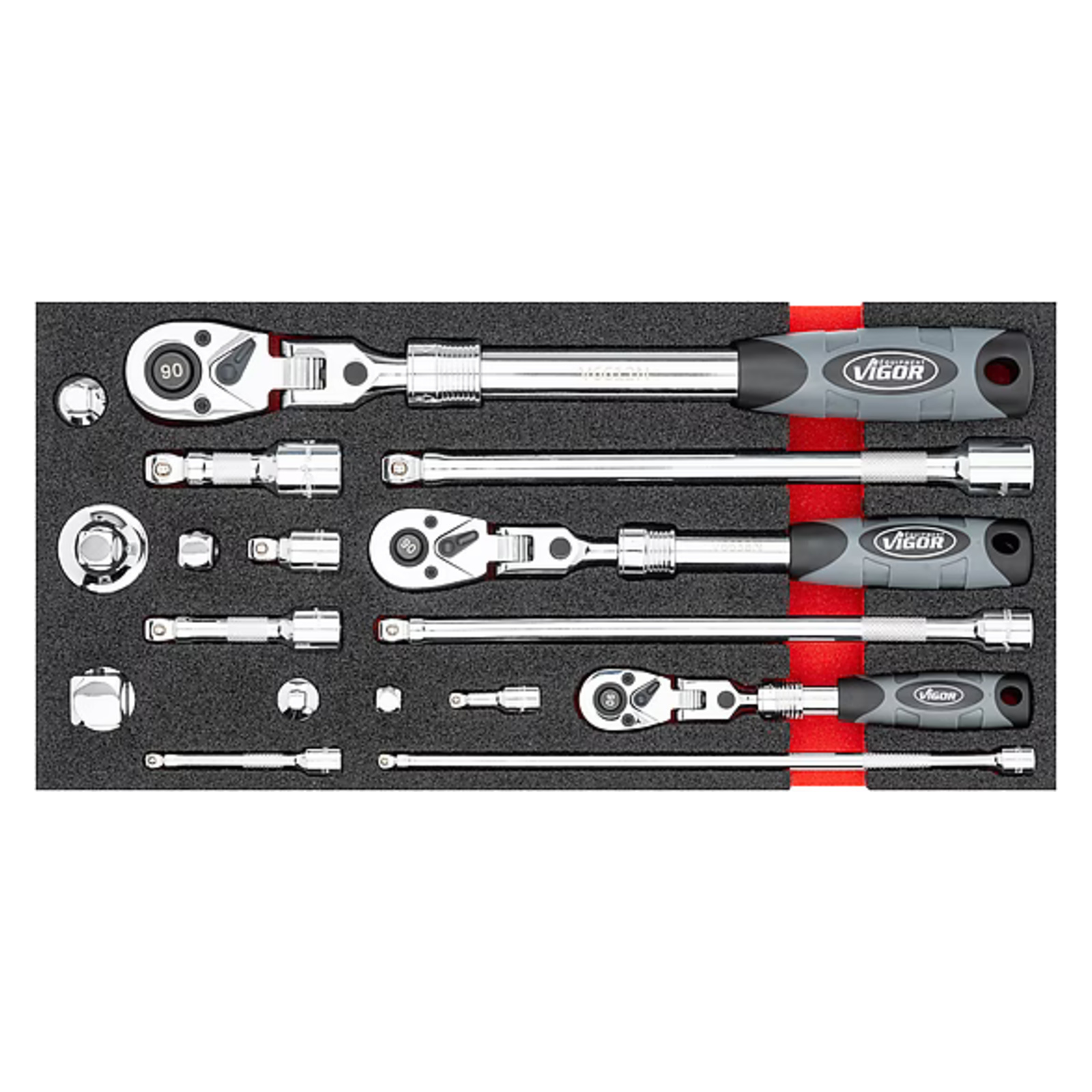 Jeu de cliquets télescopiques  VIGOR - V4970