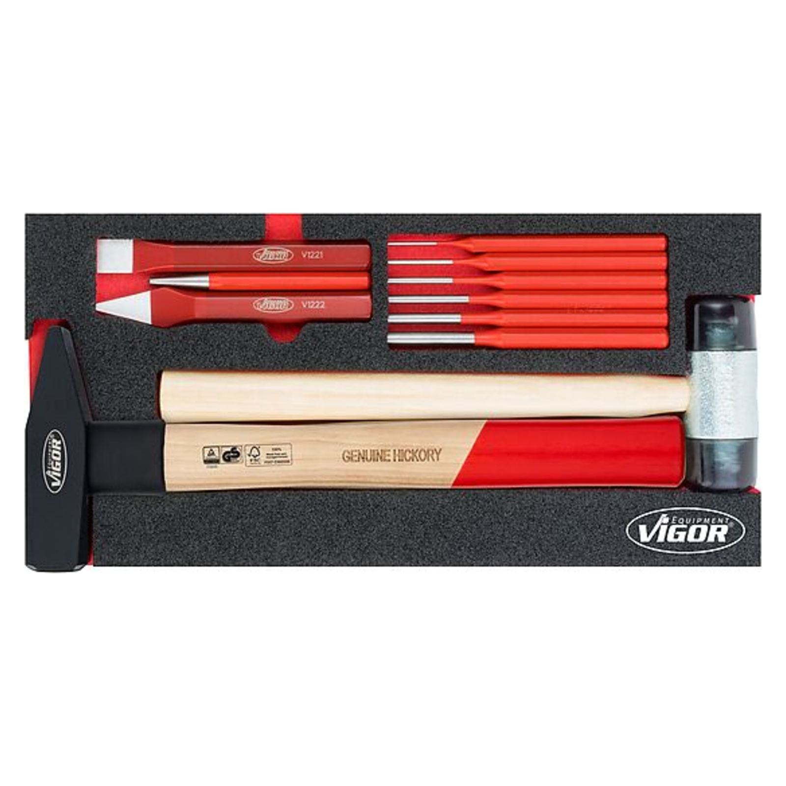 Jeu de marteaux et de burins  VIGOR - V5006