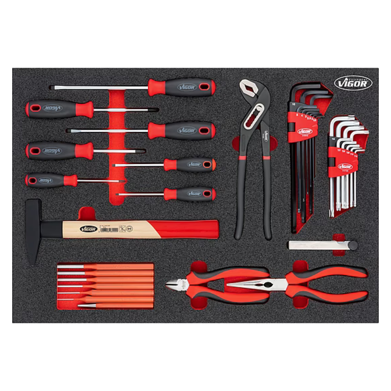 Jeu de tournevis pinces  VIGOR - V5111N