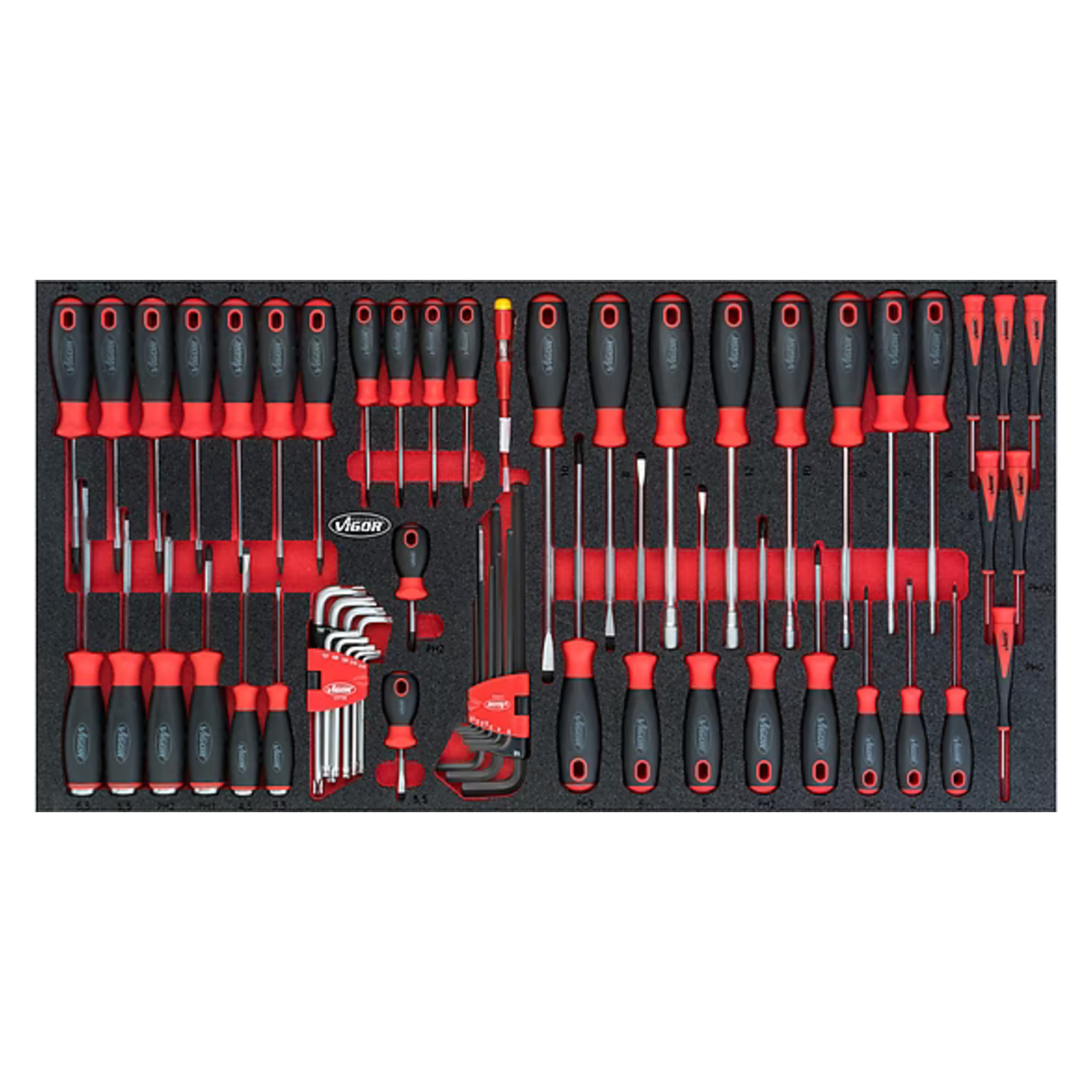 Jeu de tournevis pour séries XL  VIGOR - V5170