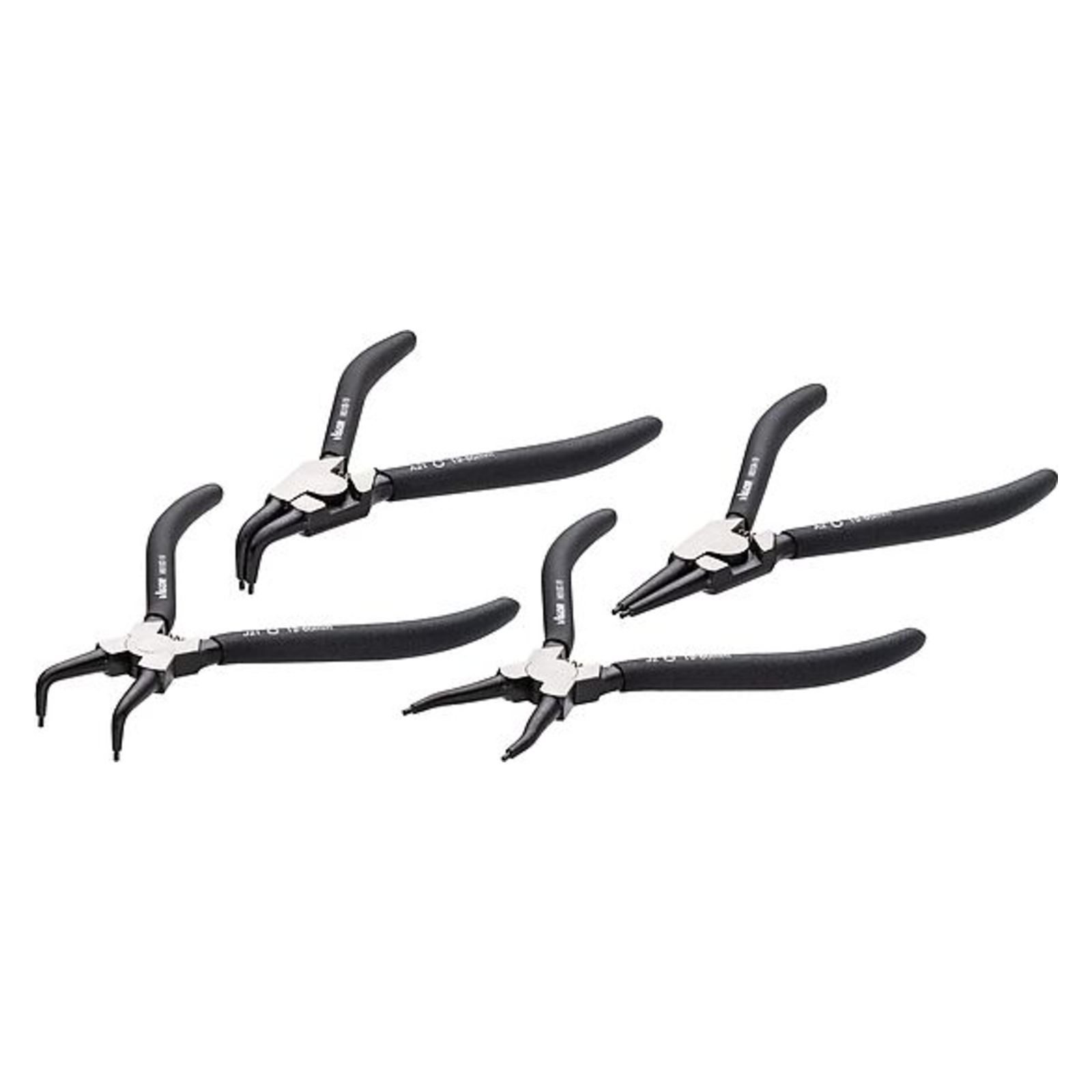 Jeu de pinces à circlips · 180 mm  VIGOR - V6510-19/4