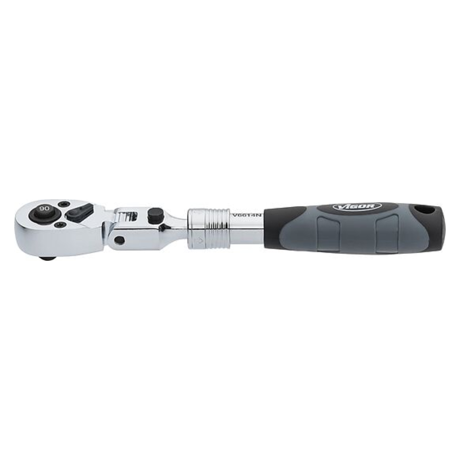 Cliquet réversible télescopique à cardan 1⁄4″  VIGOR - V6614N