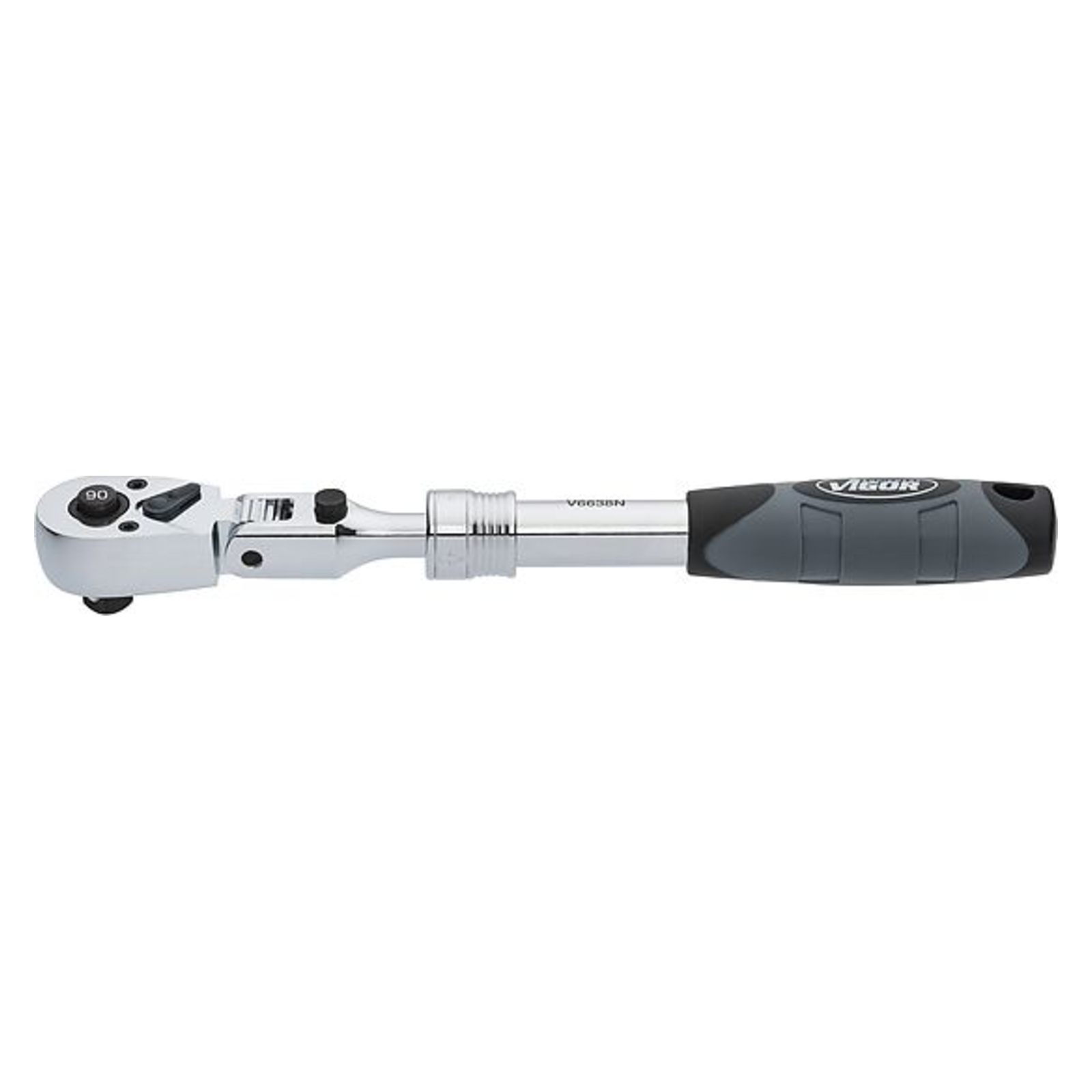Cliquet réversible télescopique à cardan 3⁄8″  VIGOR - V6638N