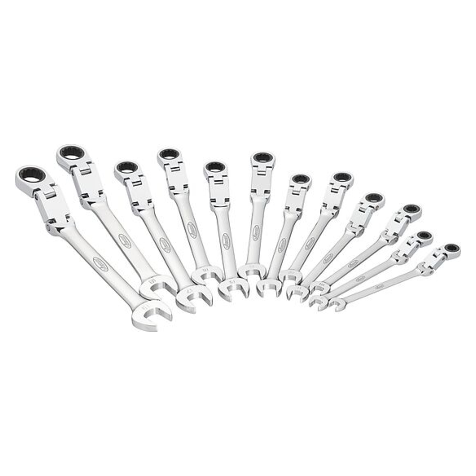 Jeu de clés mixtes à cliquet à double articulation V6752-12  VIGOR - V6752/12