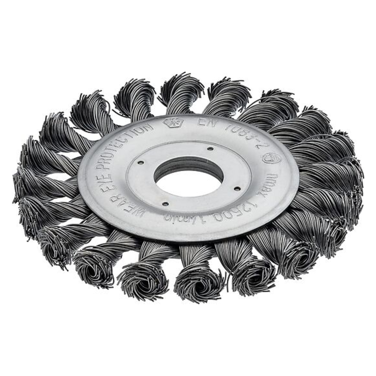 Brosse circulaire pour meuleuse d'angle 115 mm tressée  VIGOR - V6804