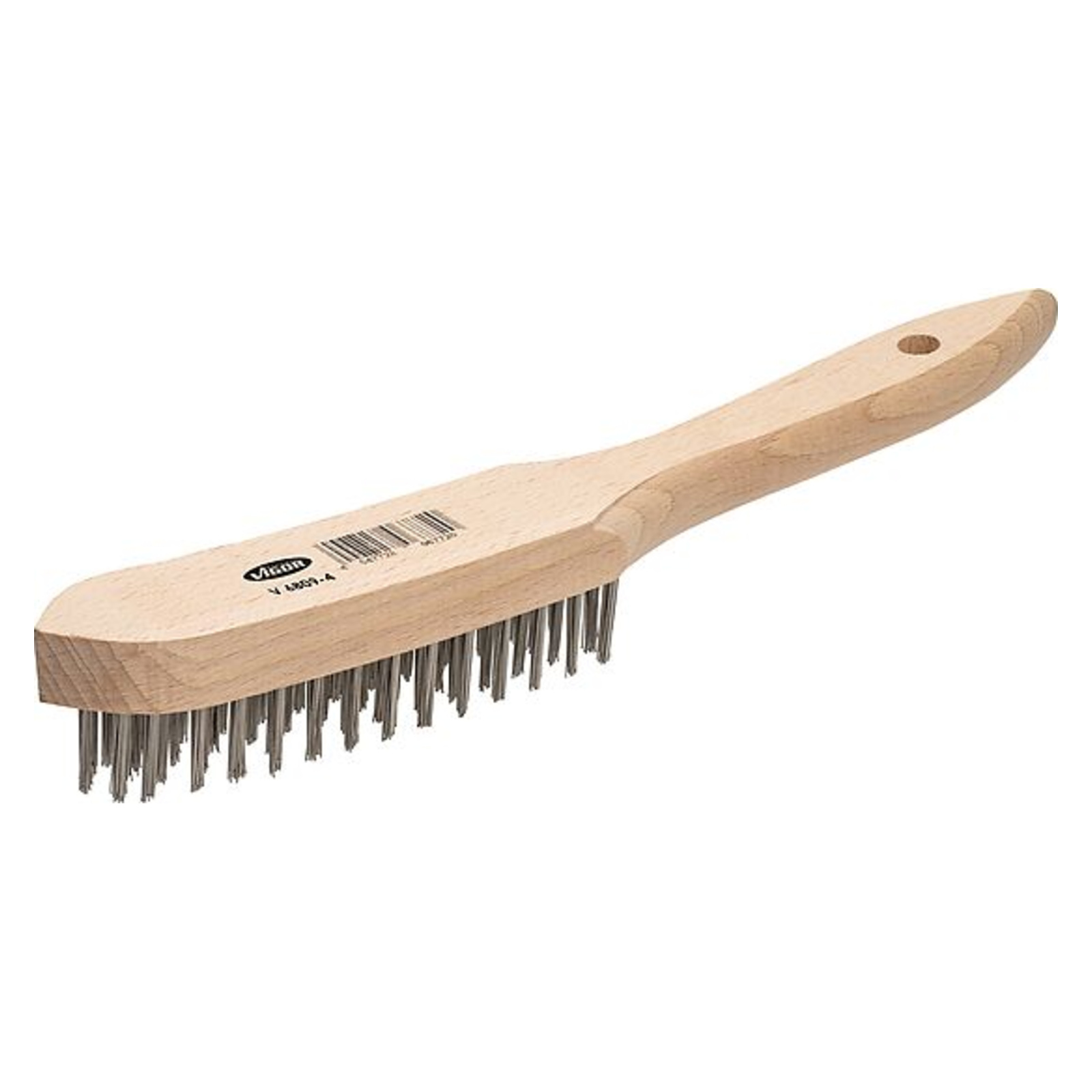 Brosse métallique d'acier 4 rangées  VIGOR - V6809-4