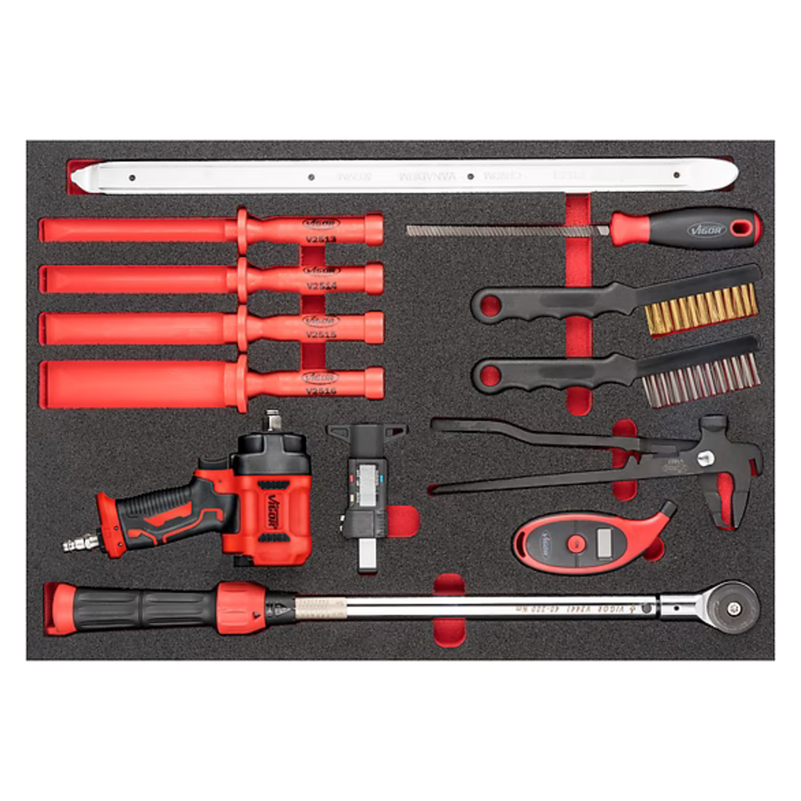 Jeu d'outils pour roues / pneus  VIGOR - V6812