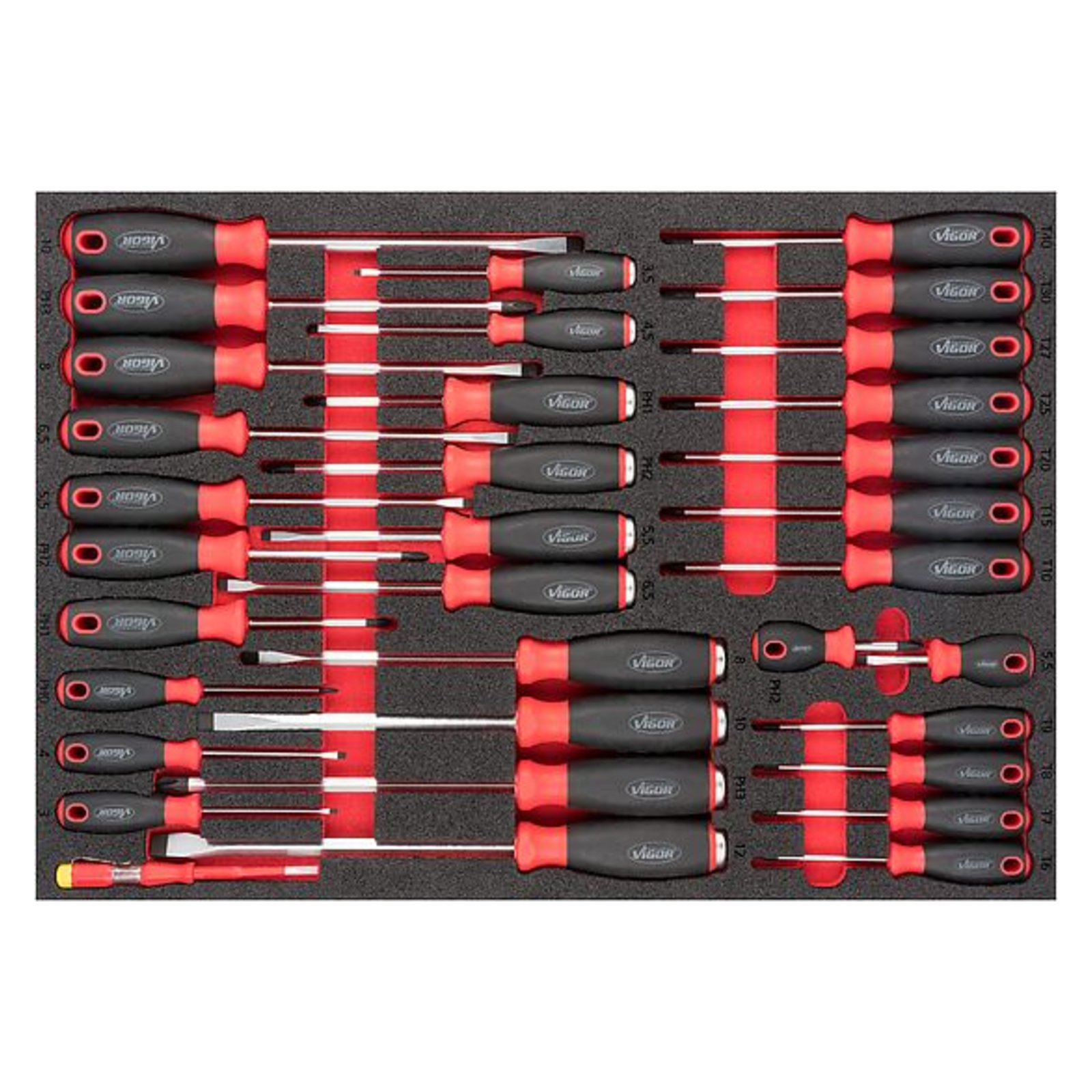 Jeu de tournevis  VIGOR - V6813