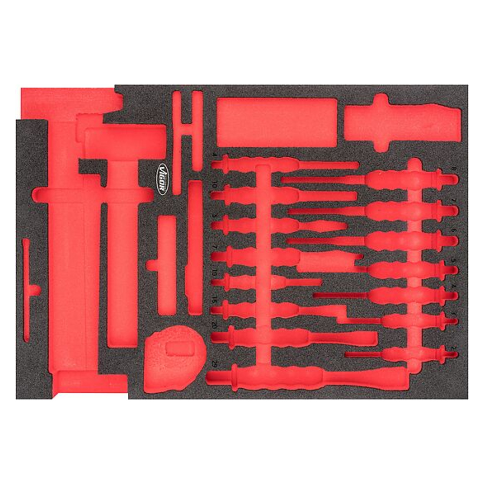 Garniture en mousse souple vide  VIGOR - V6817-L